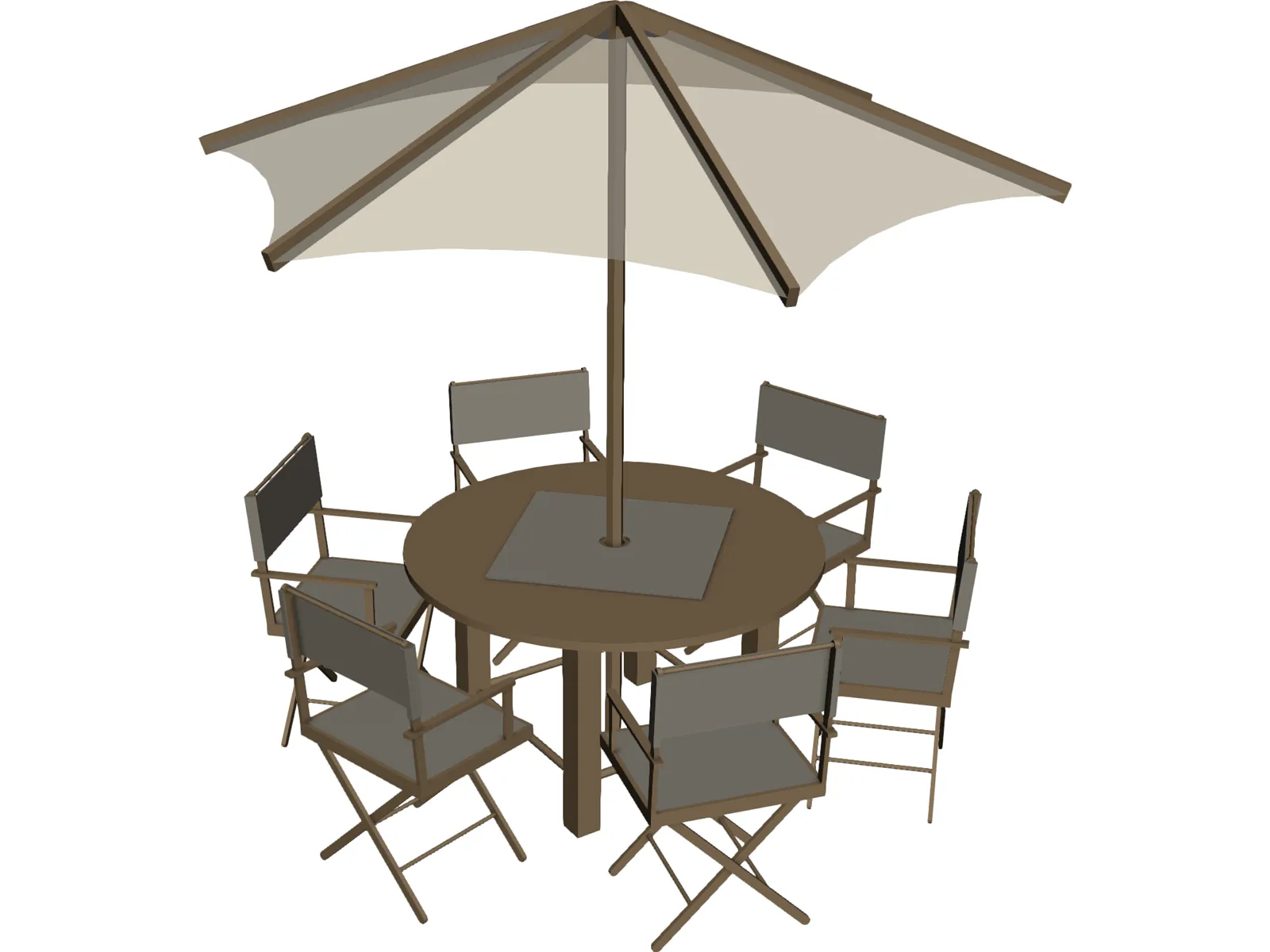 Mesa Teka 3D Model main preview