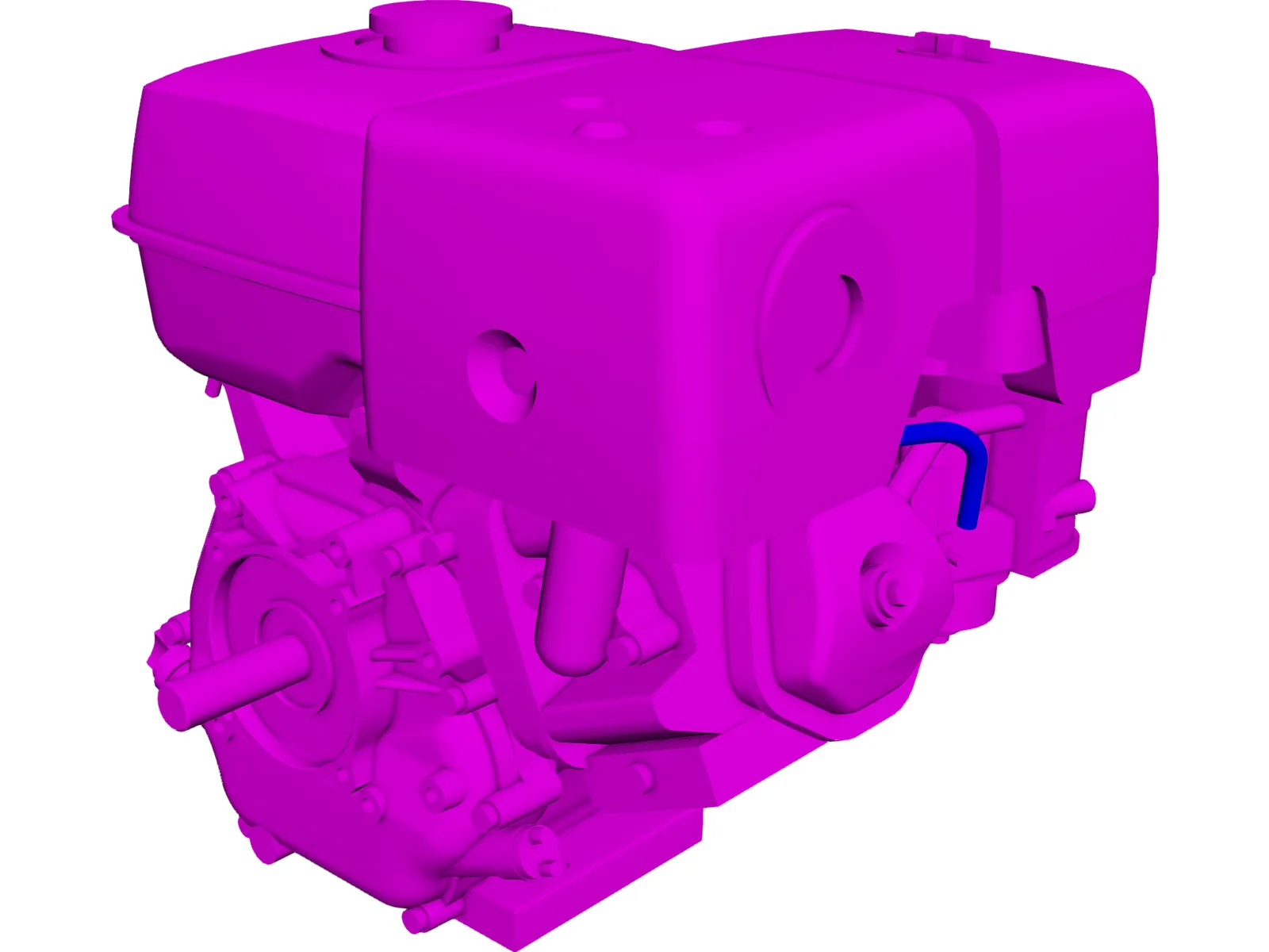 Honda GX390 Engine 3D Model main preview