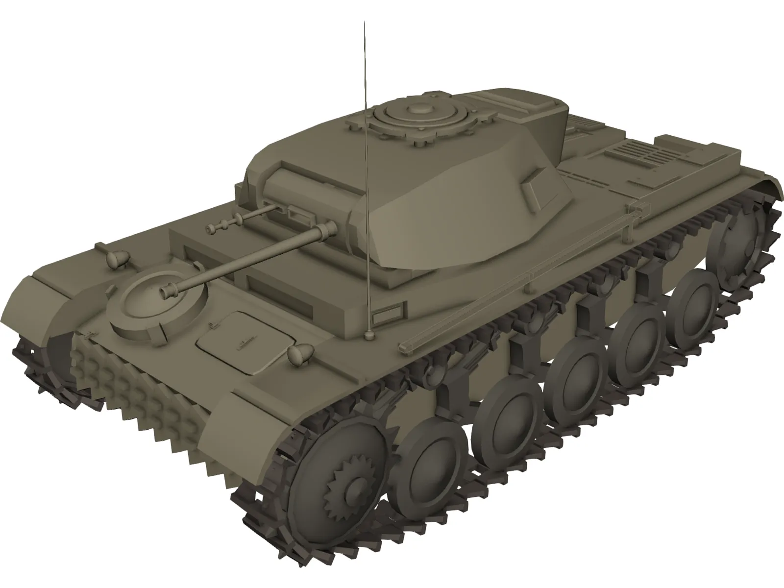 AMX-13A 3D Model main preview