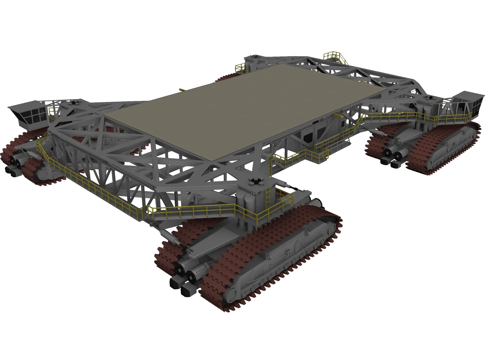 NASA Crawler Transporter 3D Model main preview