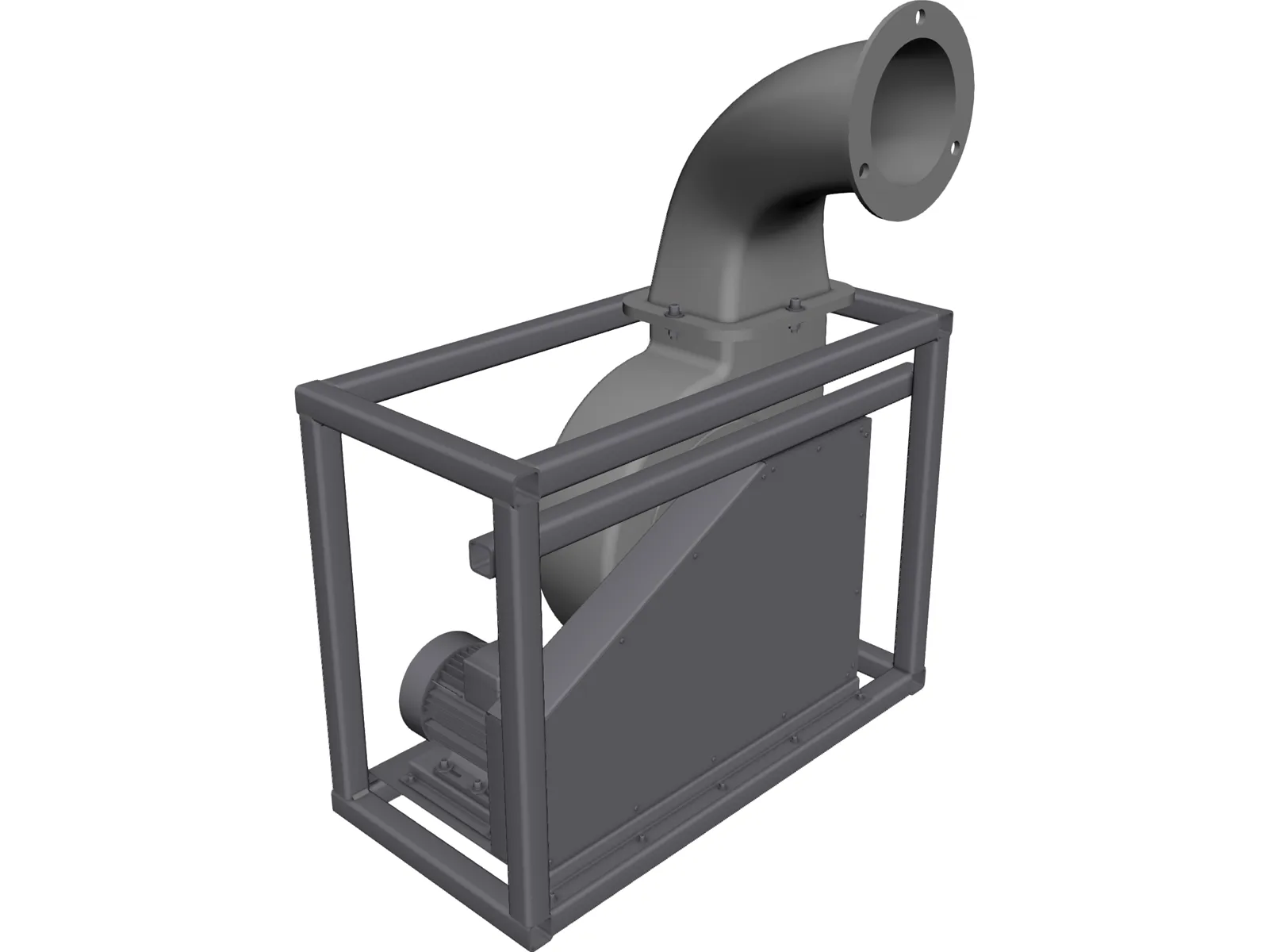 Blower 3D Model main preview
