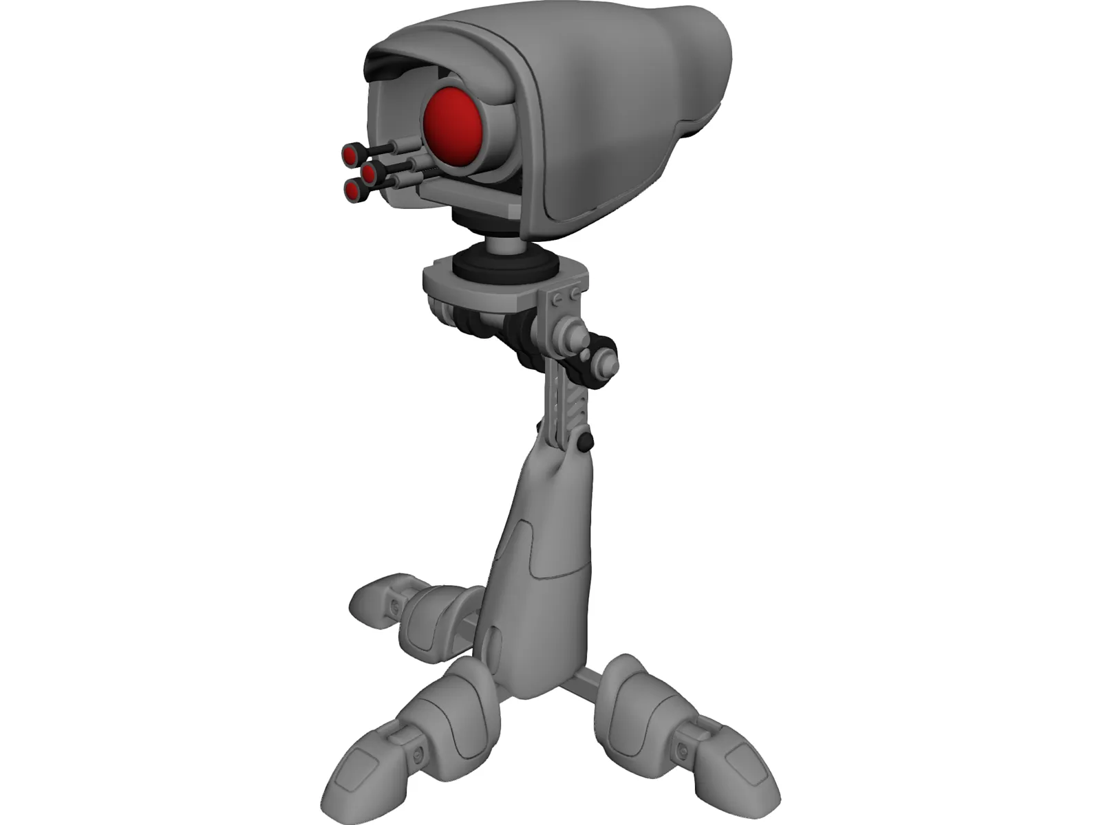Digital Camera 3D Model main preview