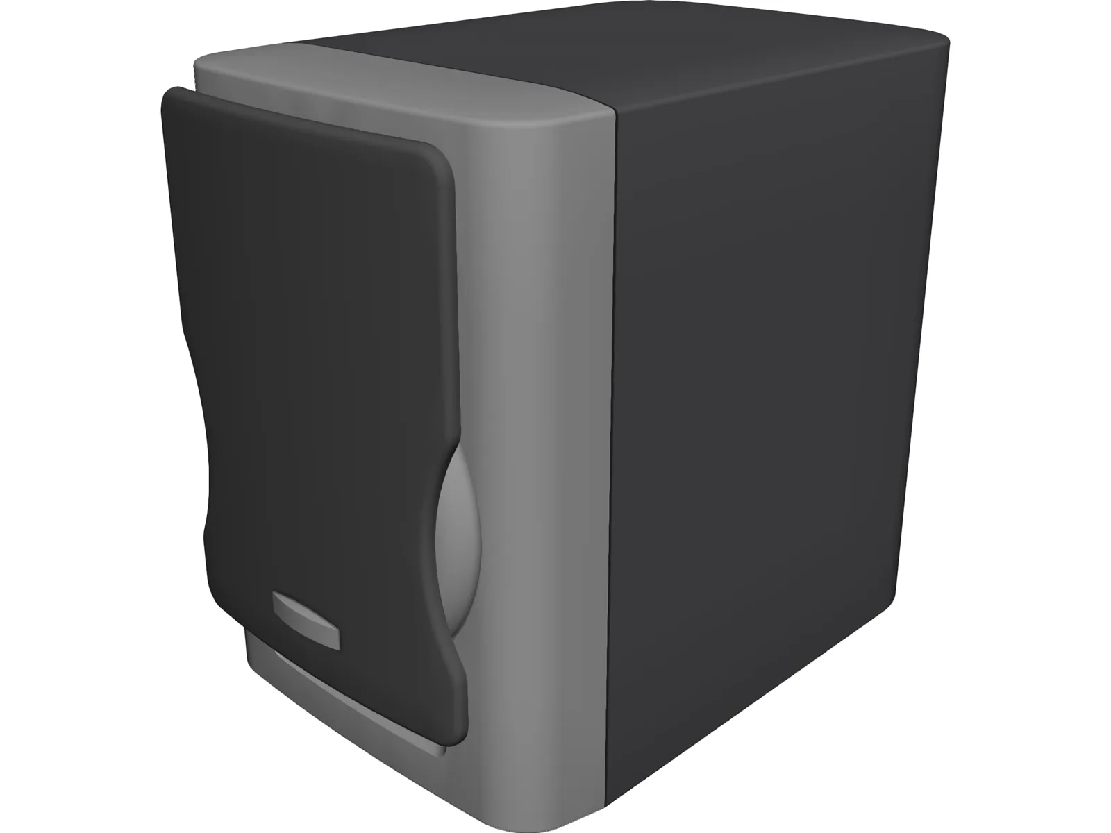 Speaker 3D Model main preview