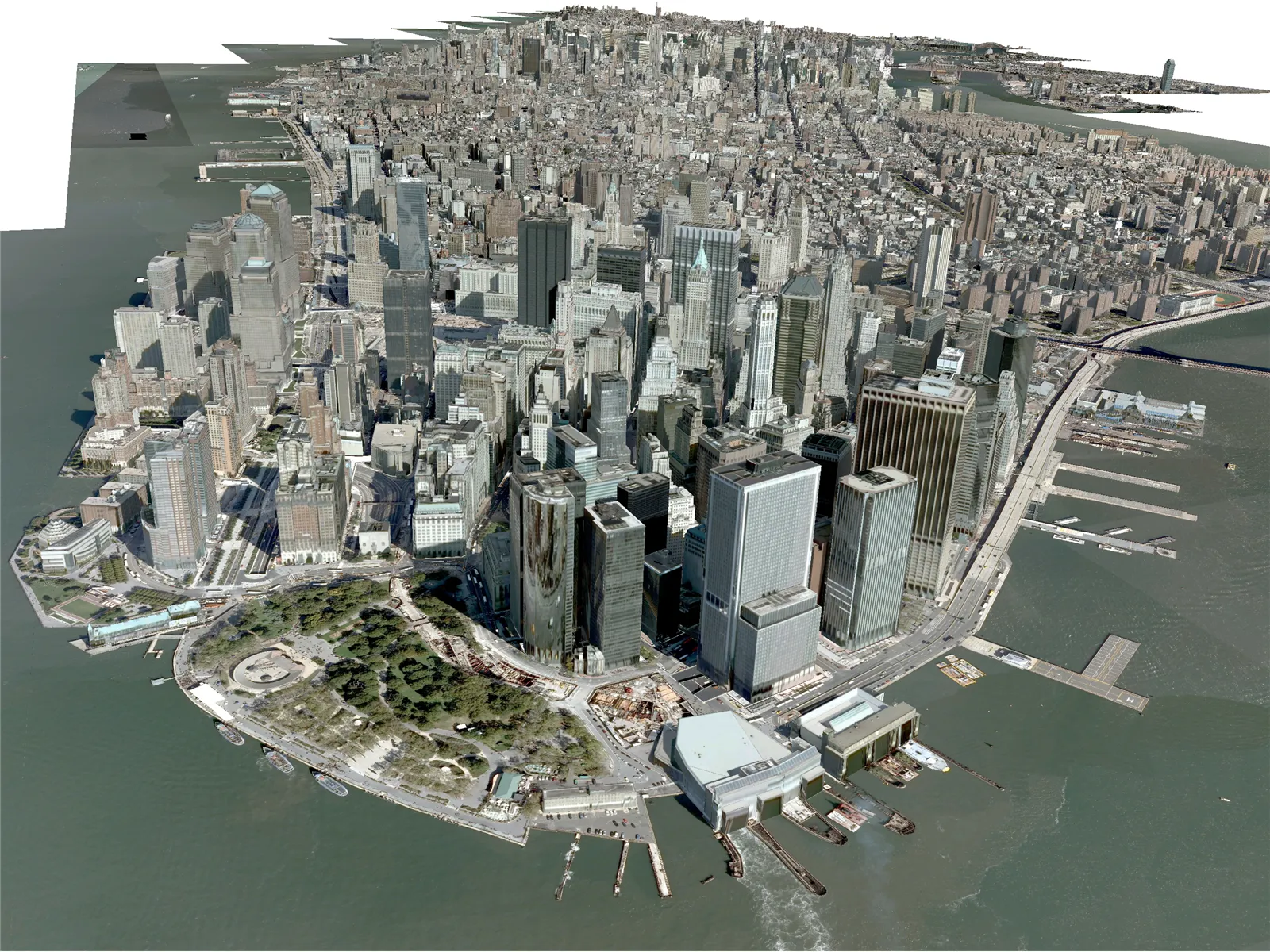 New York City Manhattan 3D Model main preview