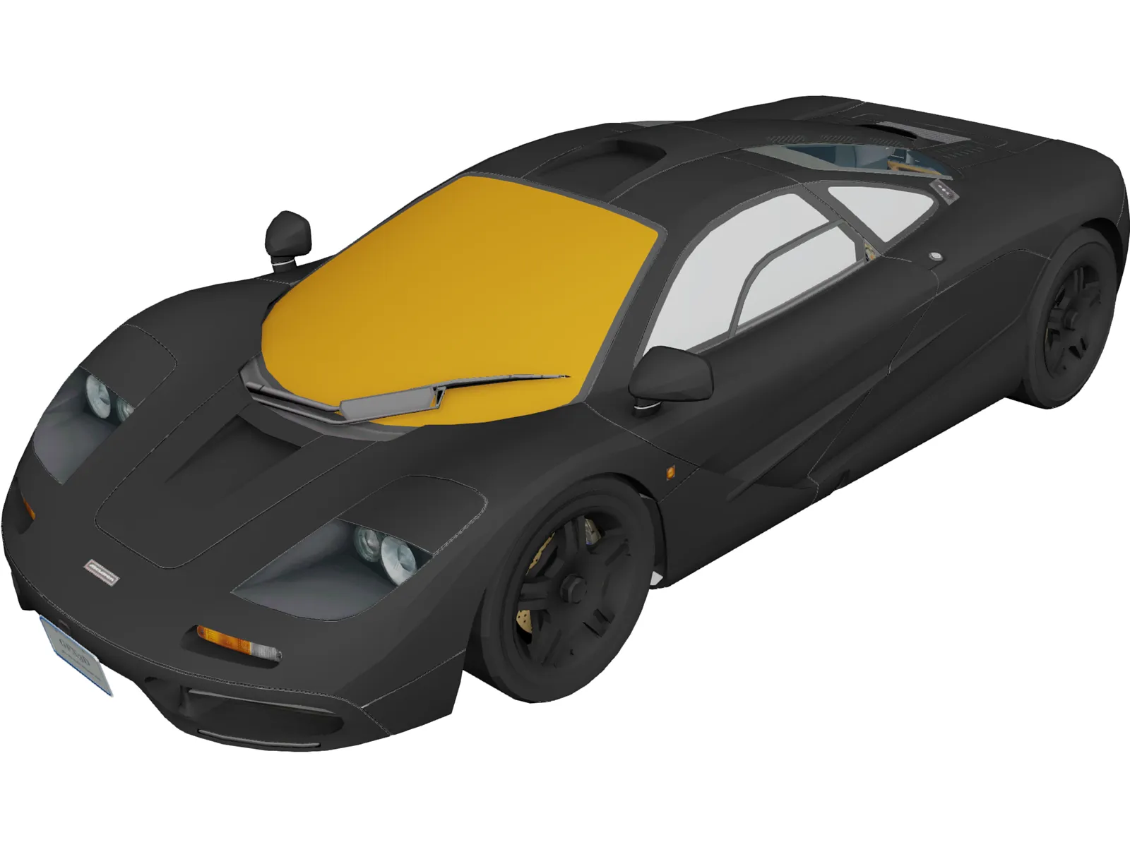 McLaren F1 3D Model main preview
