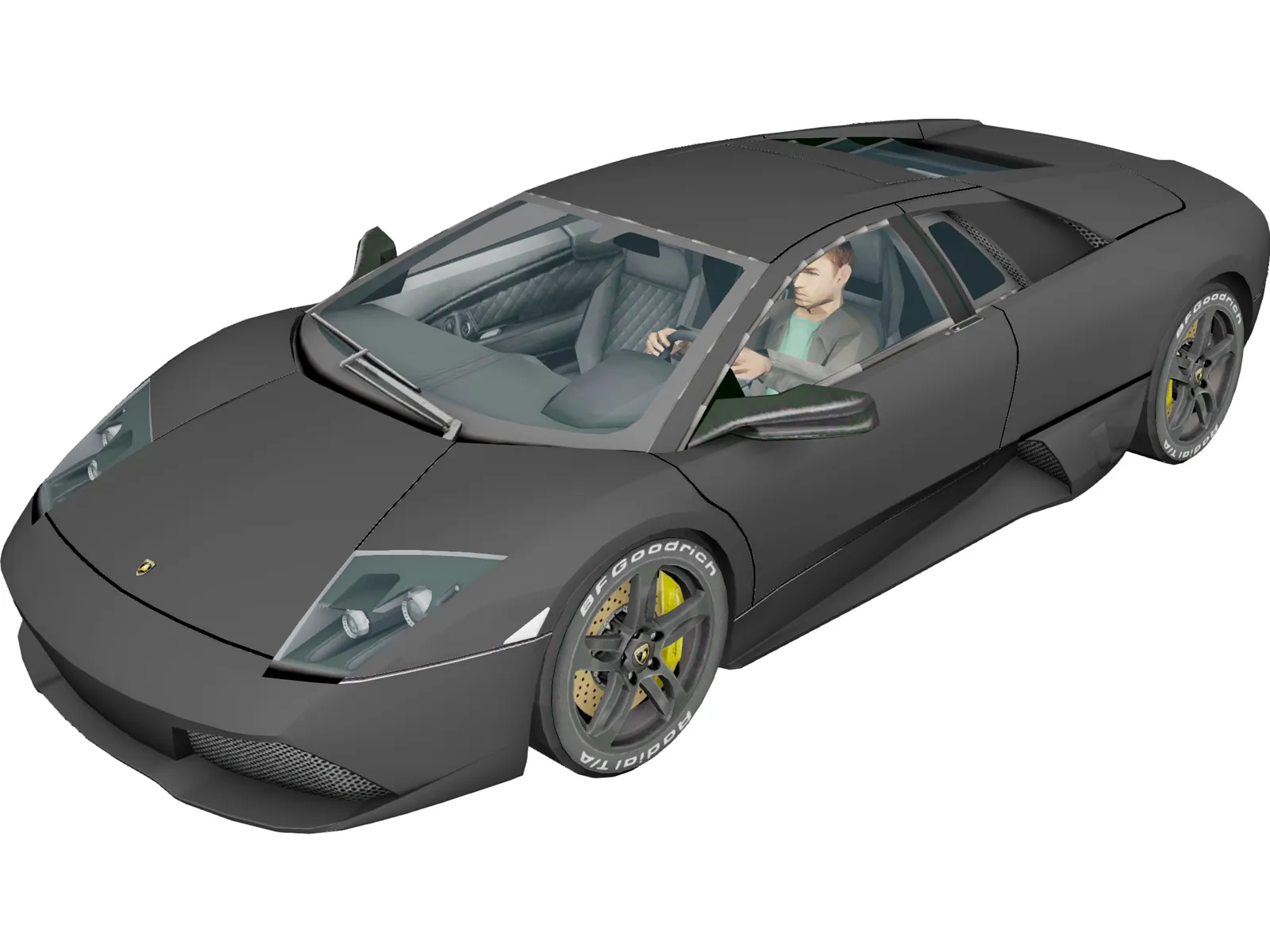 Lamborghini Murcielago LP640 3D Model main preview
