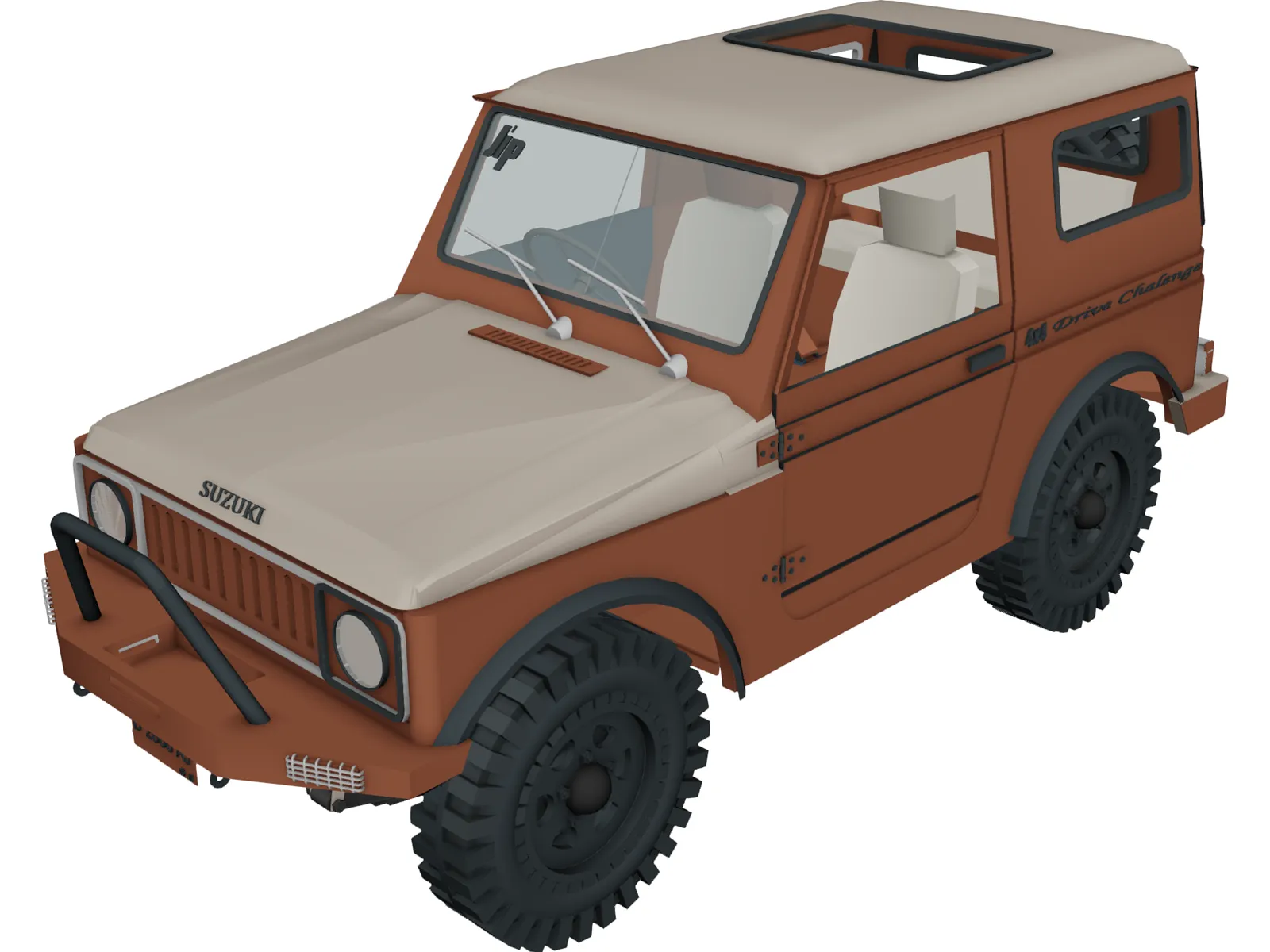 Suzuki Sierra 3D Model main preview