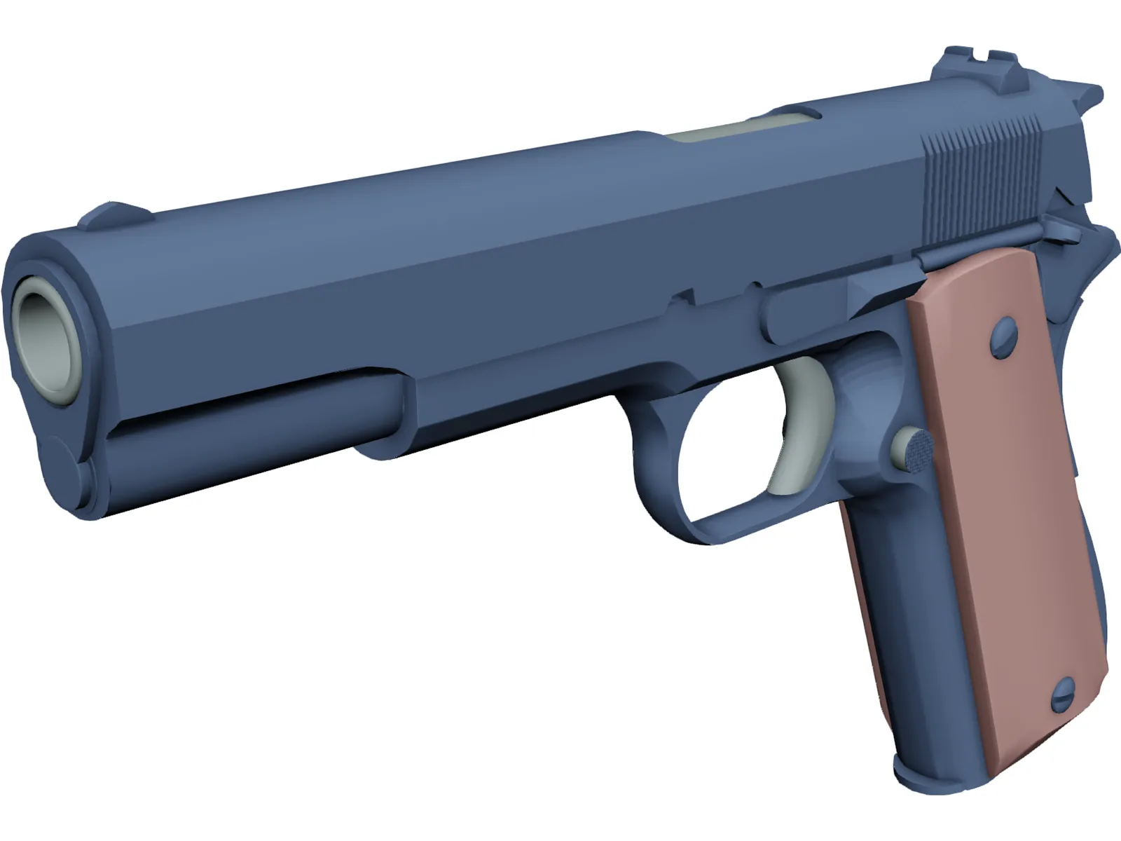 M1911A1 3D Model main preview