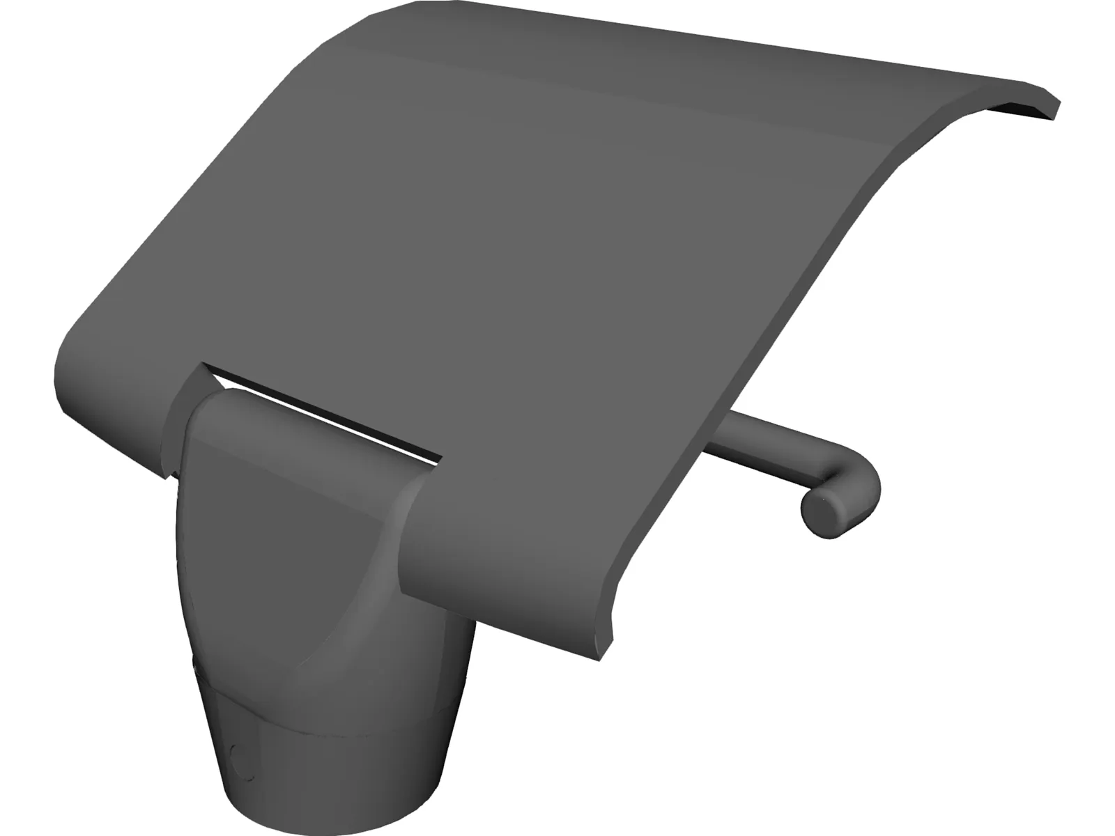 Toilet Paper Holder 3D Model main preview