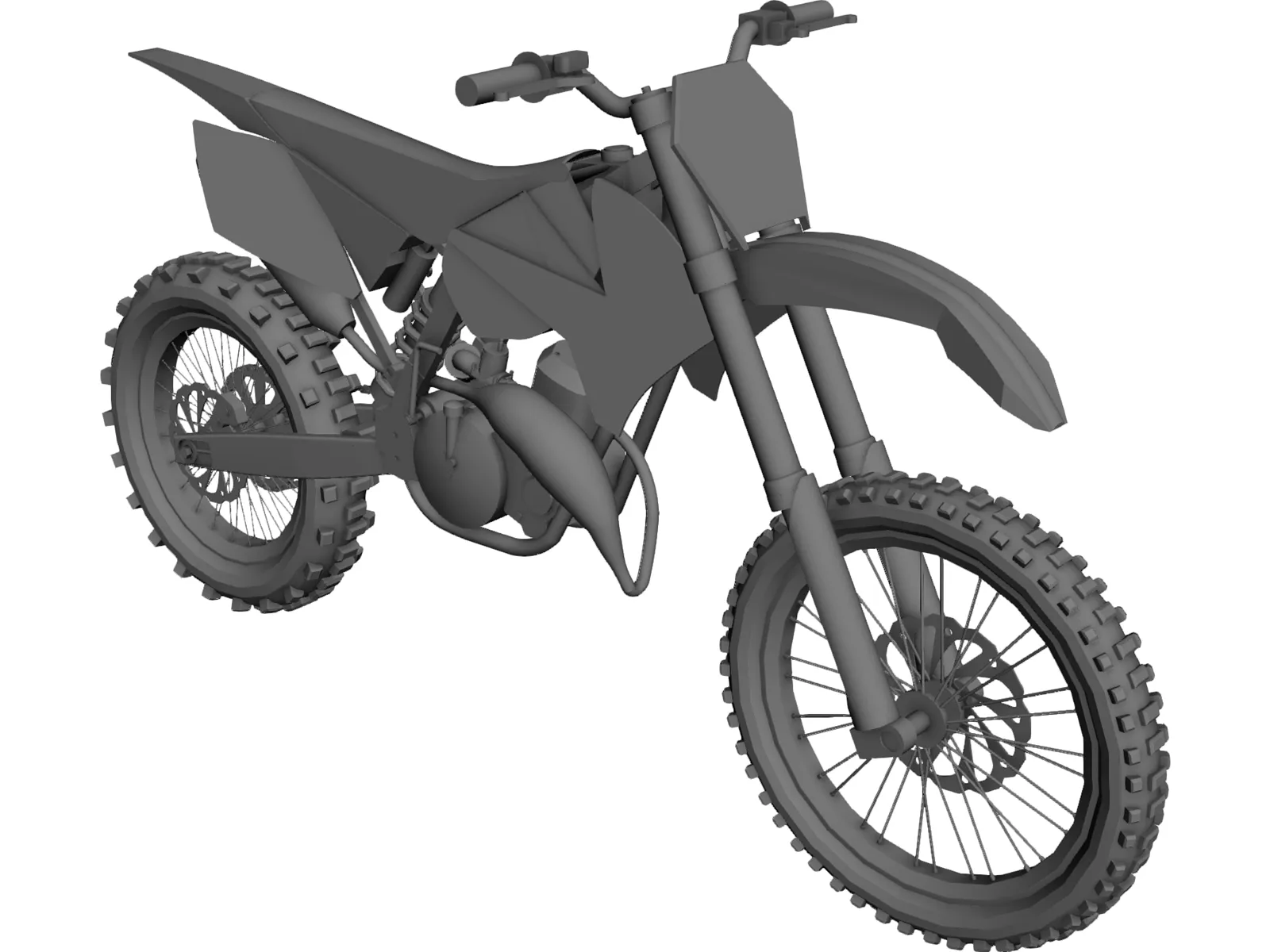 KTM Bike 3D Model main preview
