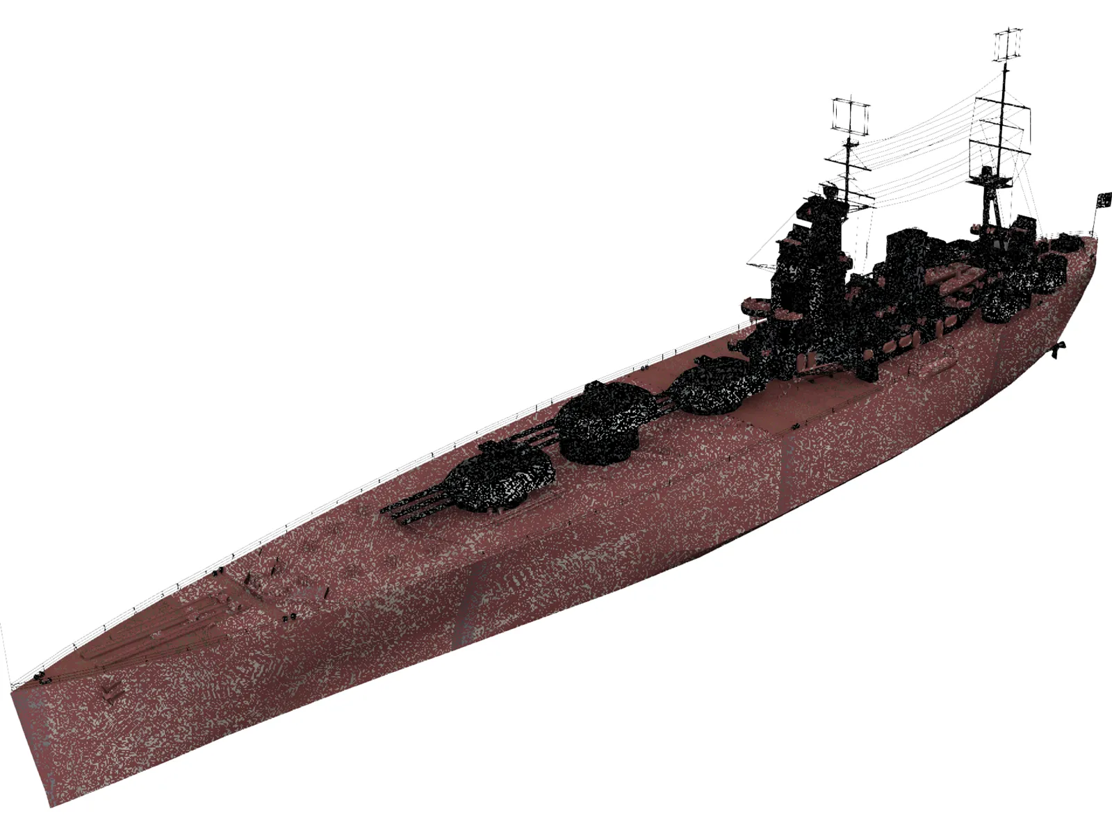 HMS Nelson 3D Model main preview