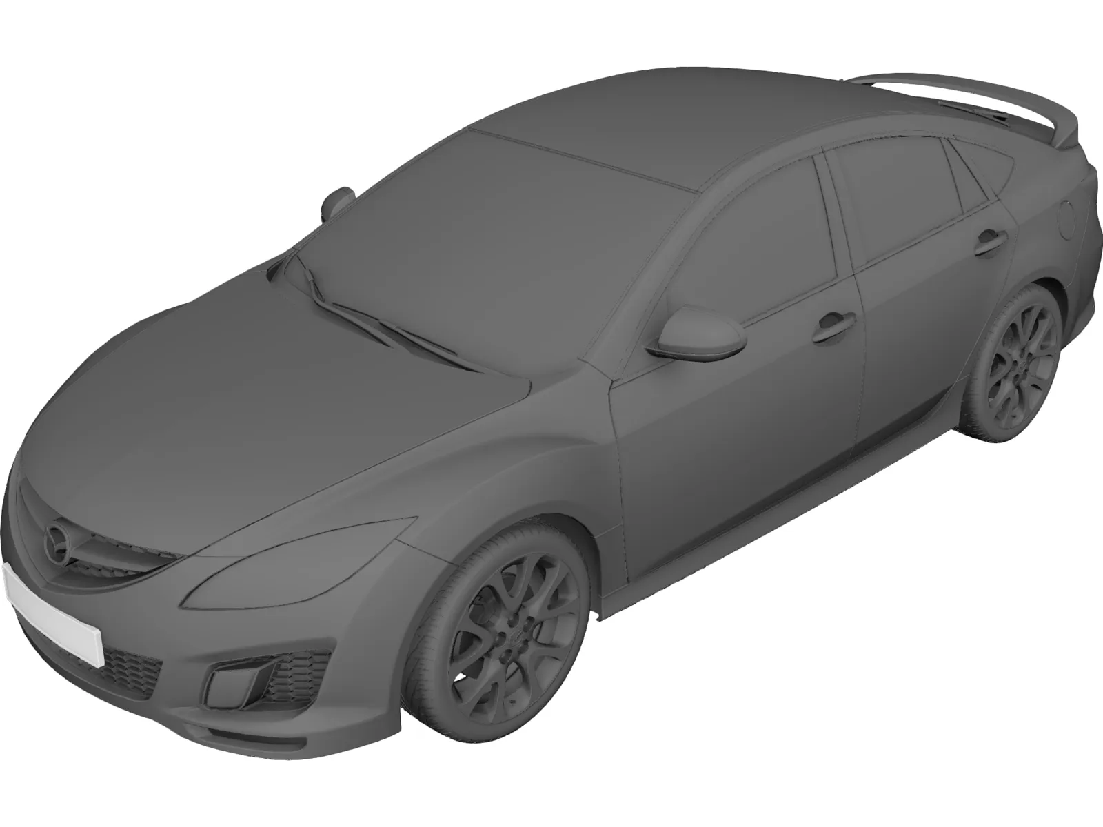 Mazda 6 3D Model main preview