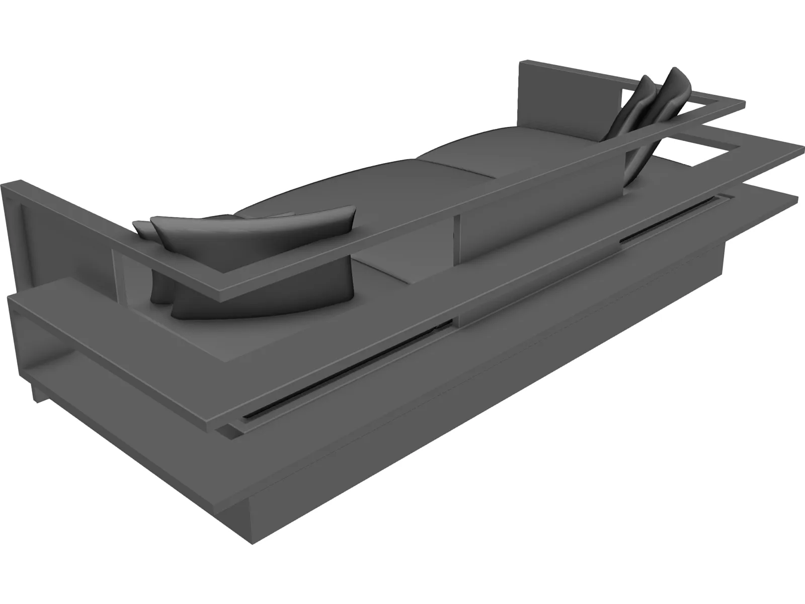 Sling Sofa 3D Model main preview