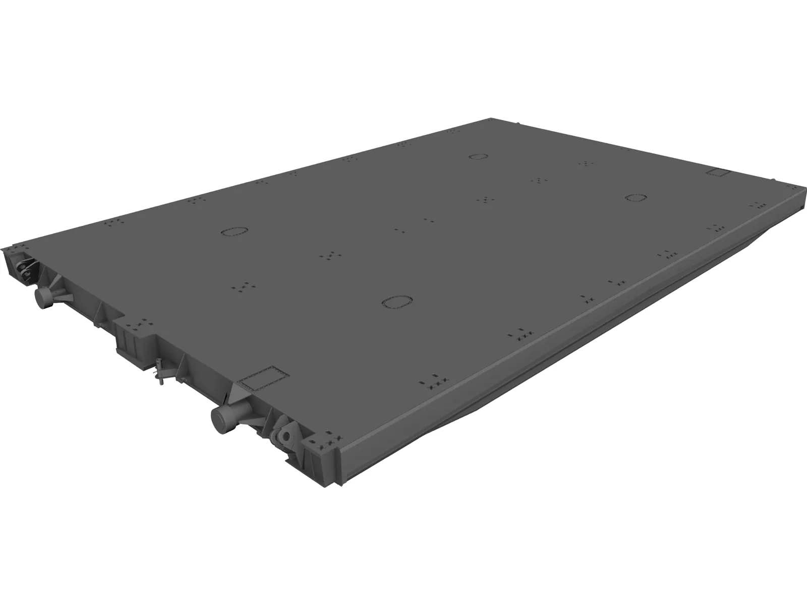 Ship Hatch Cover 3D Model main preview