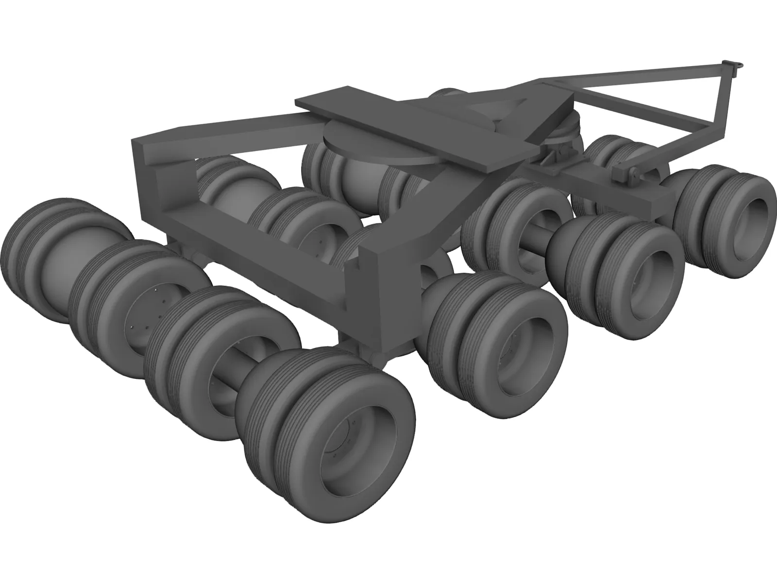 Jinker Truck 4x8 3D Model main preview