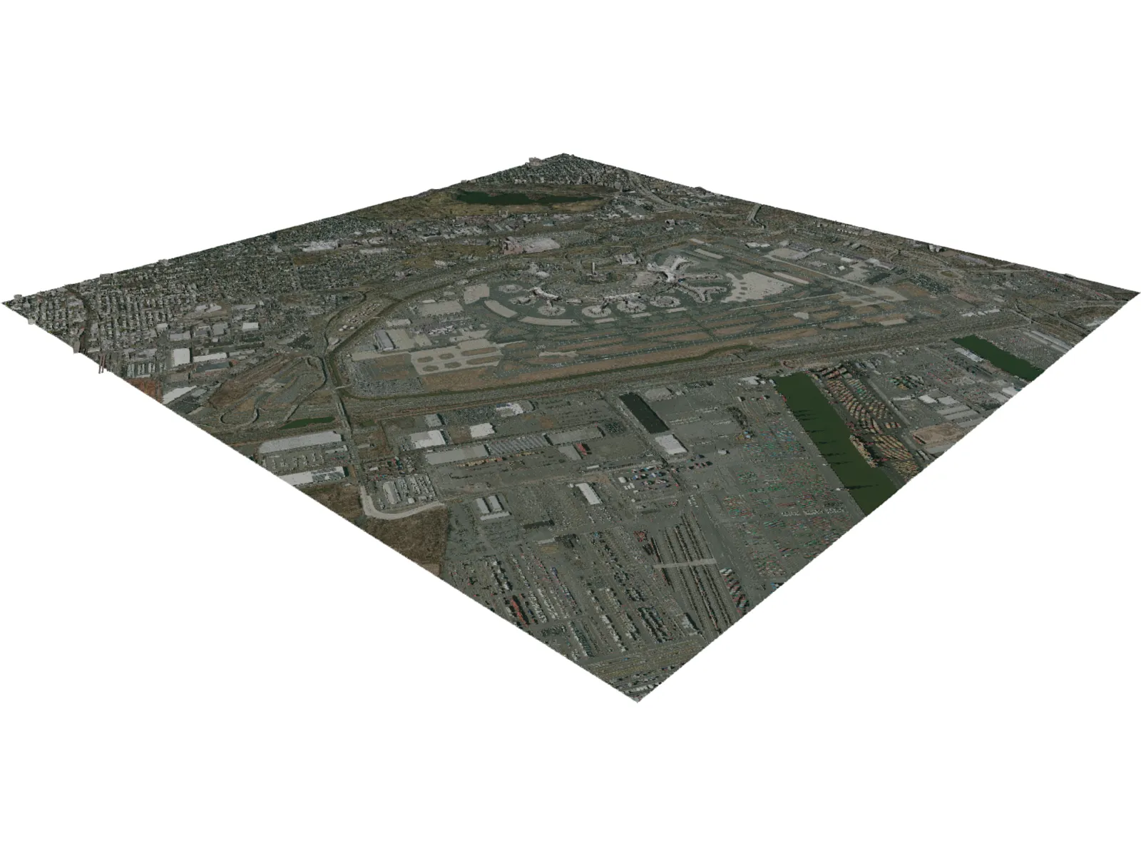 Newark International Airport 3D Model main preview