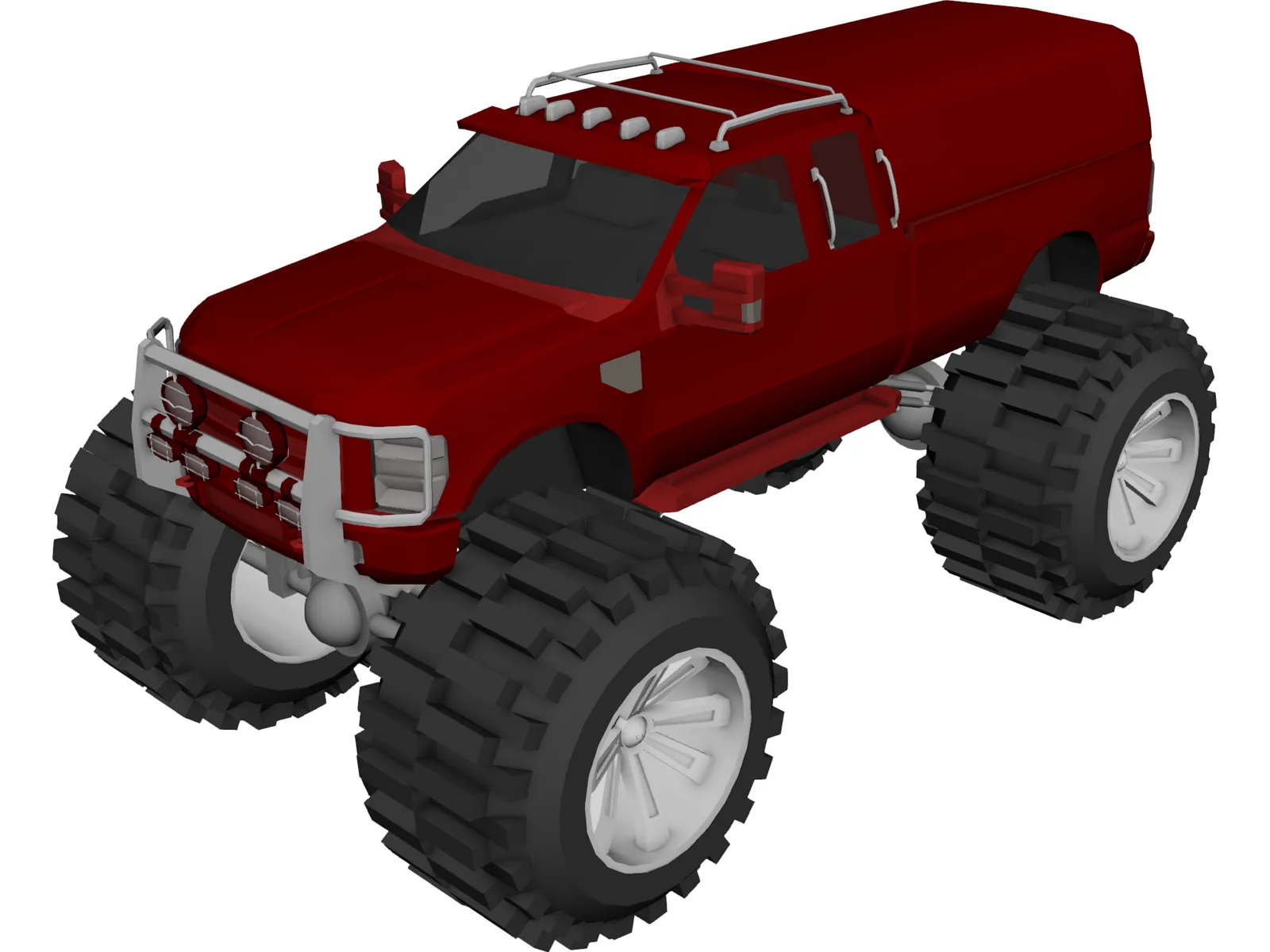 Ford Super Duty 3D Model main preview