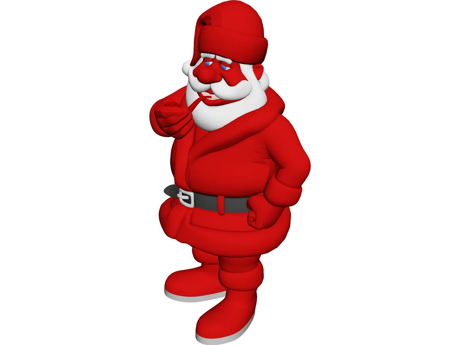 Pere Noel 3D Model main preview