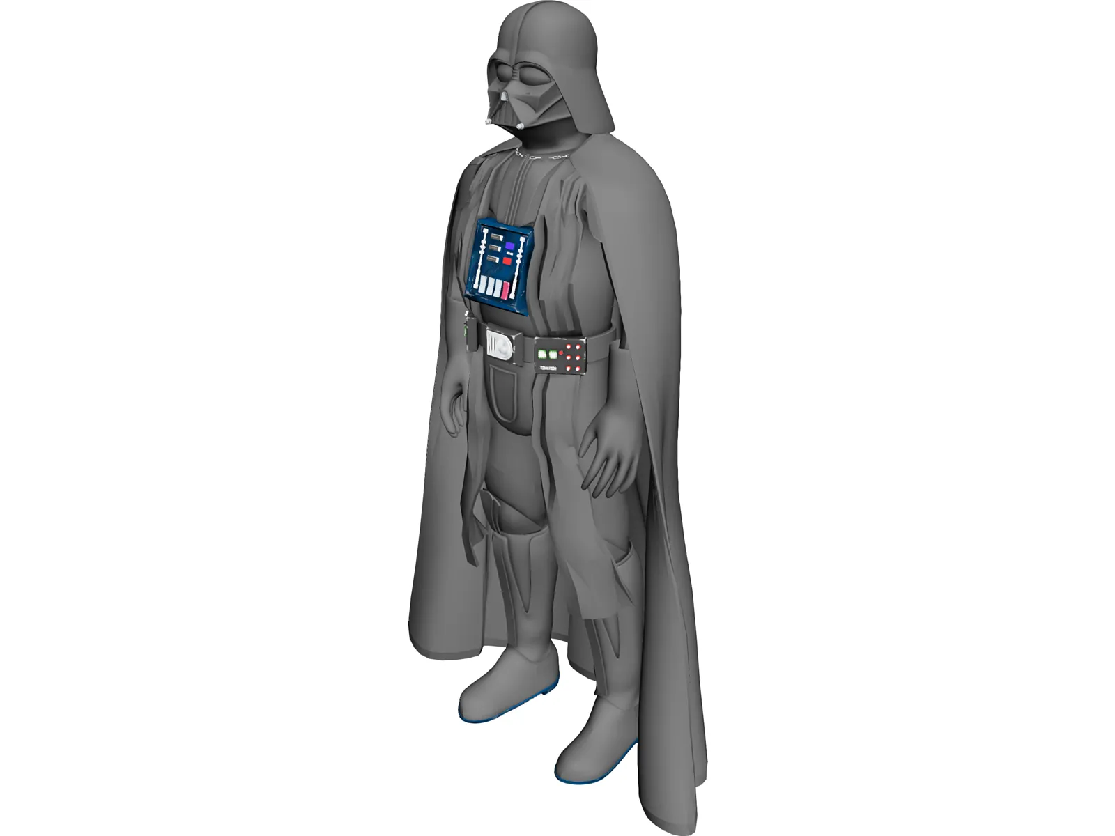 Star Wars Darth Vader 3D Model main preview