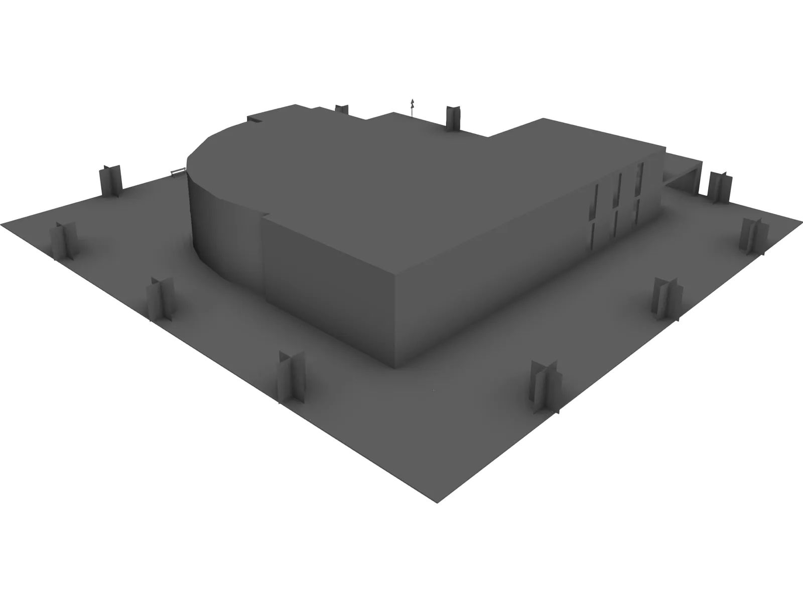 Building 3D Model main preview