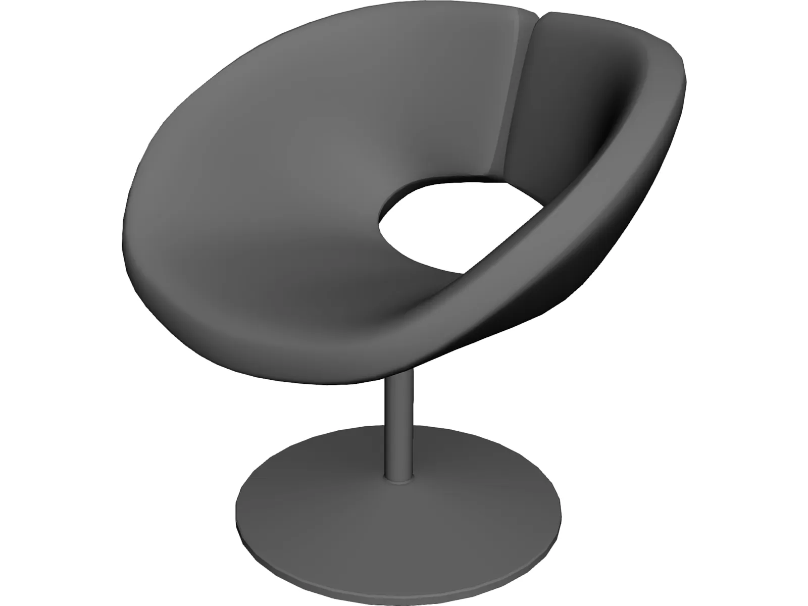 Armchair 3D Model main preview