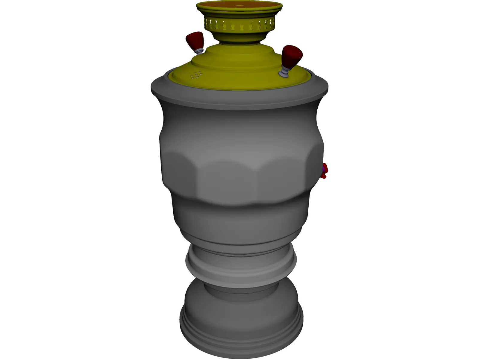 Pot Kettle 3D Model main preview