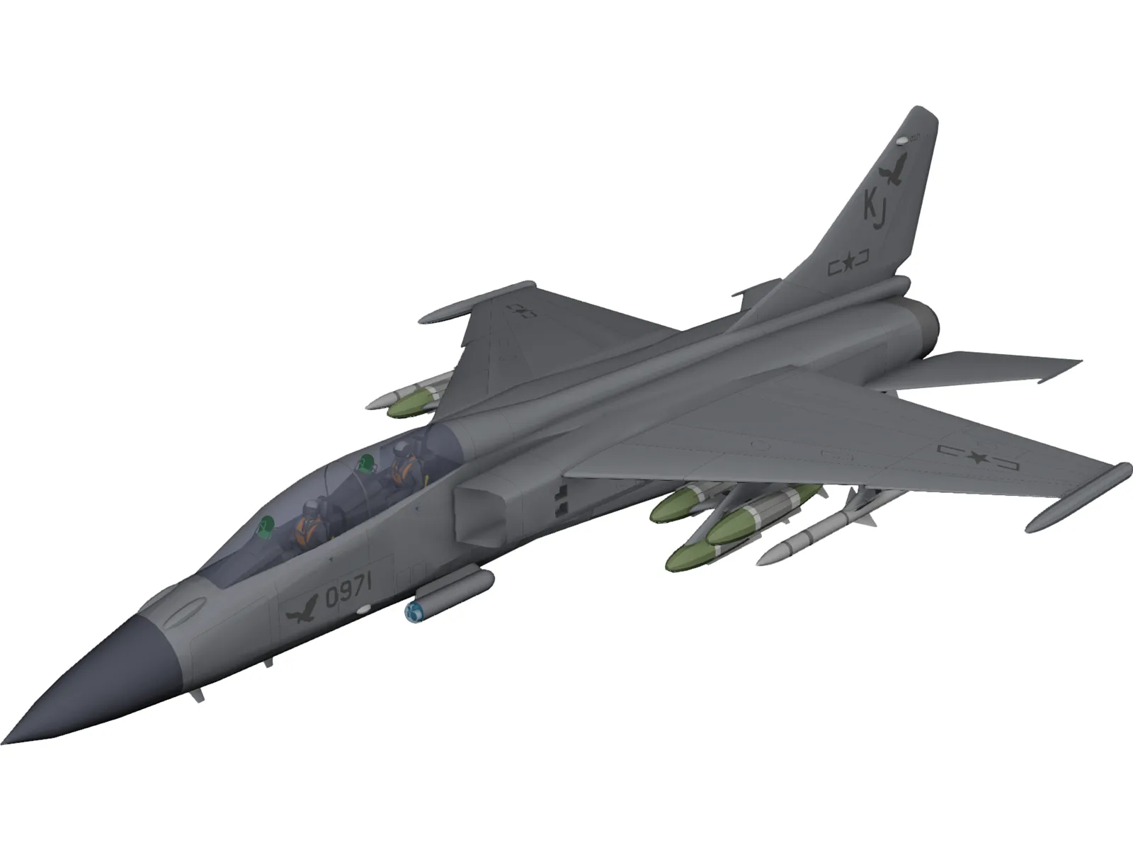 PLA FBC-1 3D Model main preview