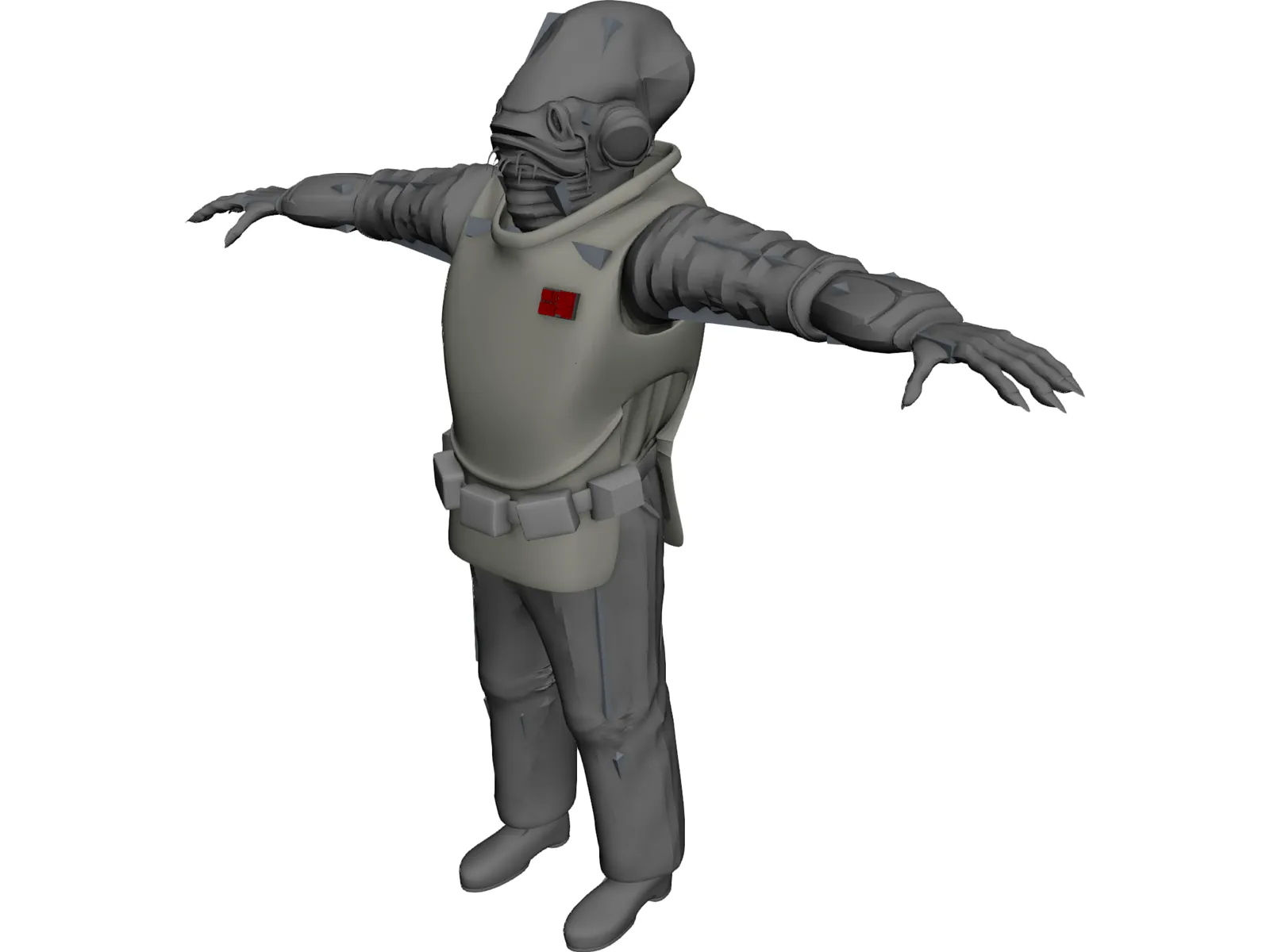 Star Wars Character 3D Model main preview