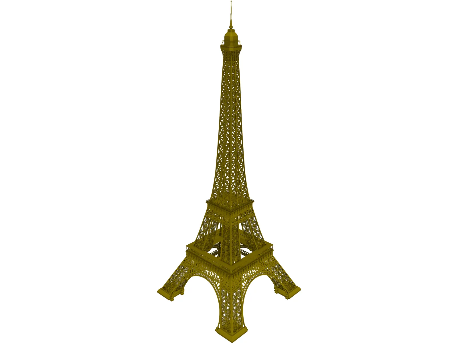 Eiffel Tower 3D Model main preview