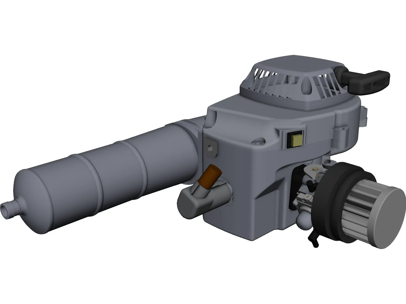 Zenoah 270 RC 3D Model main preview