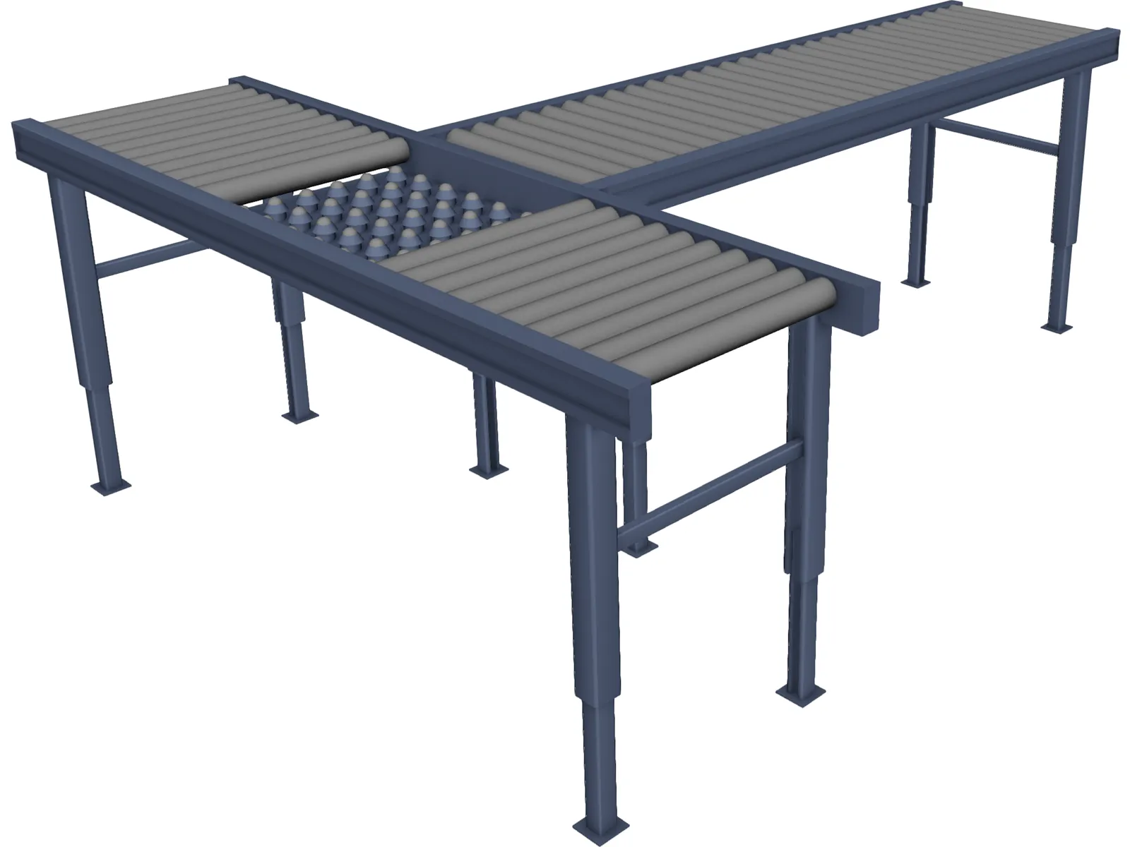 Conveyor Belt 3D Model main preview