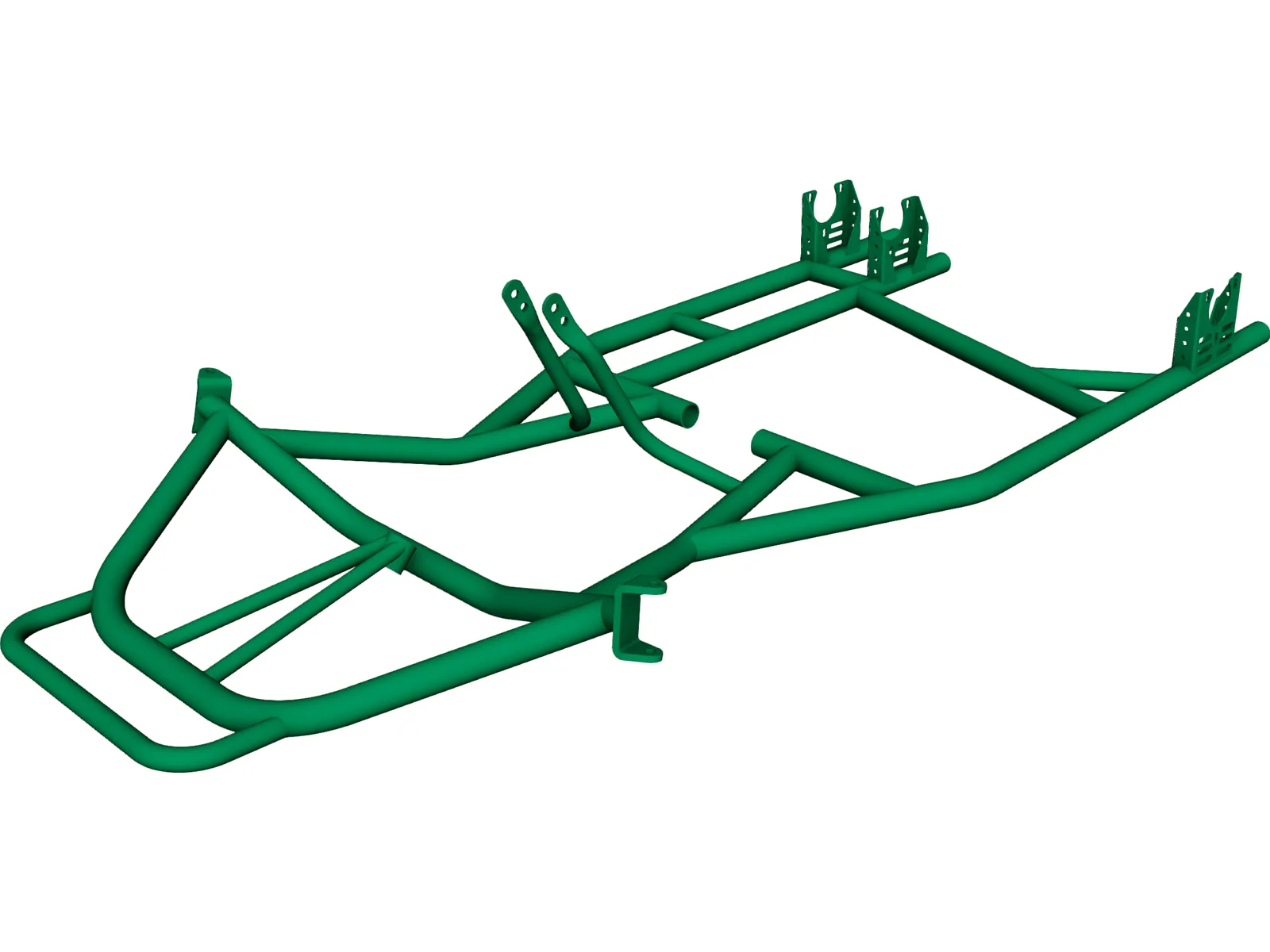 Chassis Tony Kart Extreme 3D Model main preview