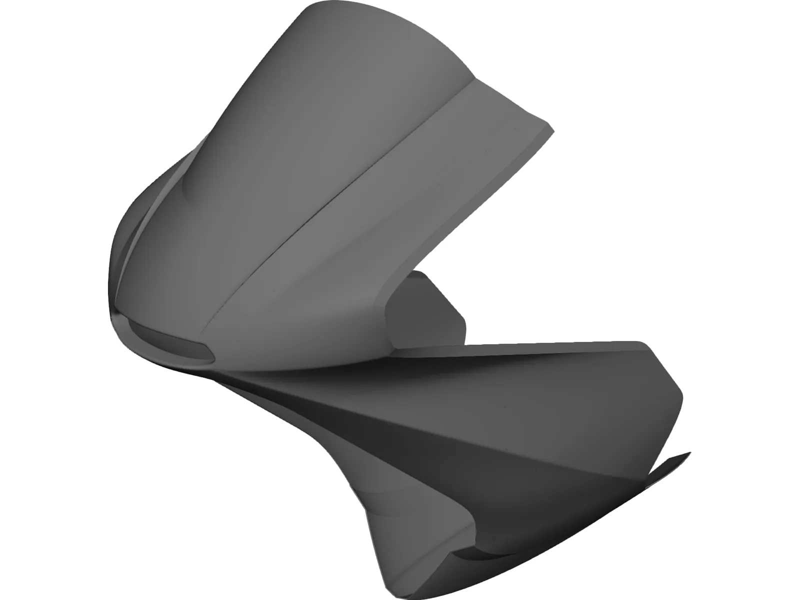 Motorcycle Bodywork 3D Model main preview