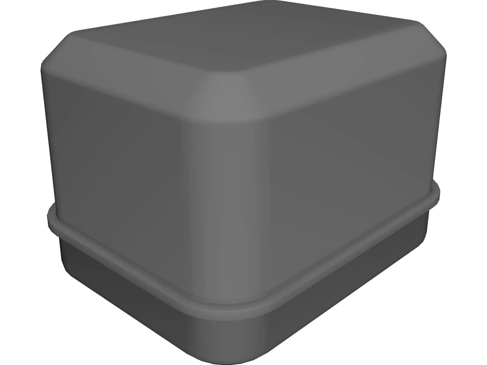 Cat Toilet 3D Model main preview