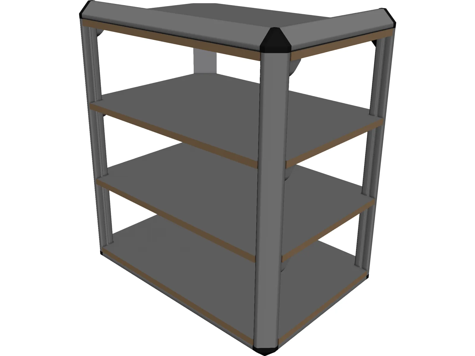 Stereo Rack 3D Model main preview