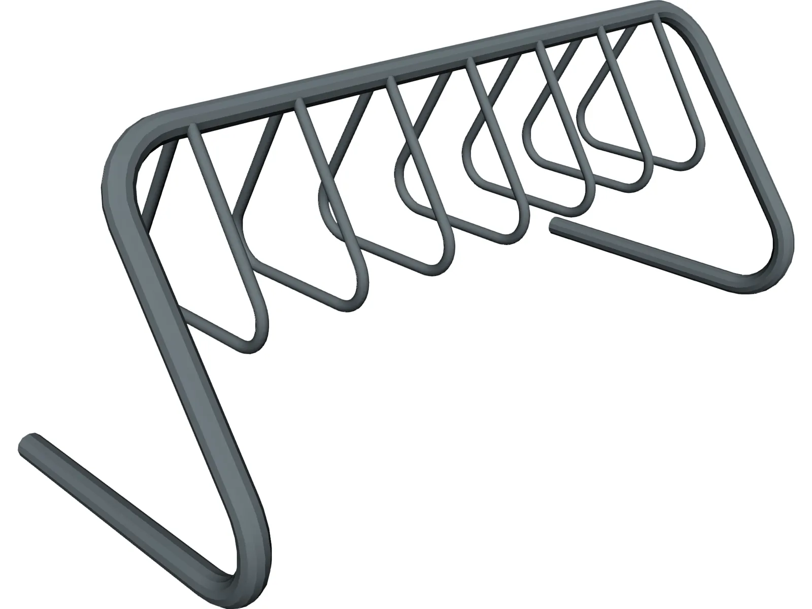 Bike Rack 3D Model main preview