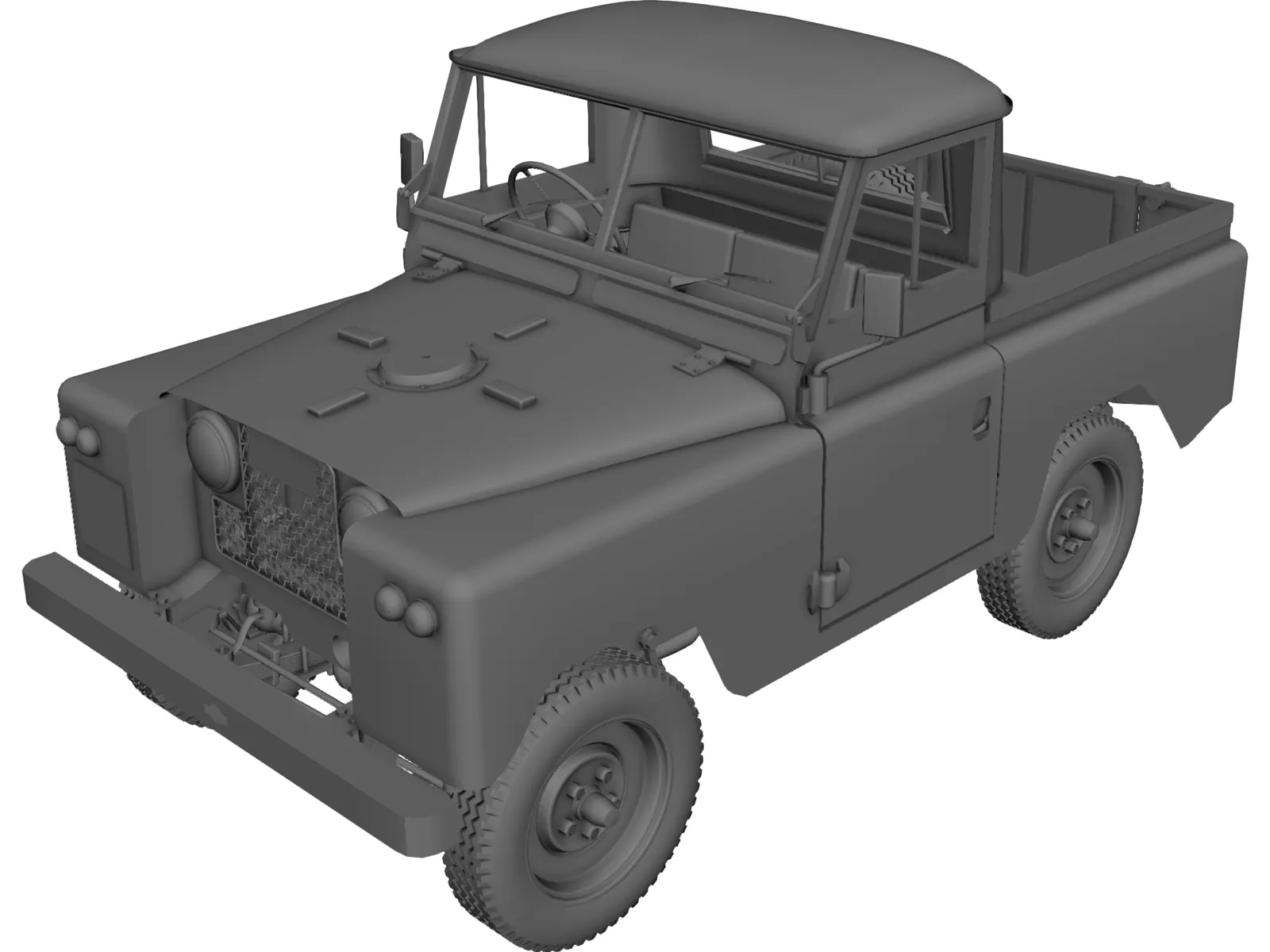Land Rover 3D Model main preview