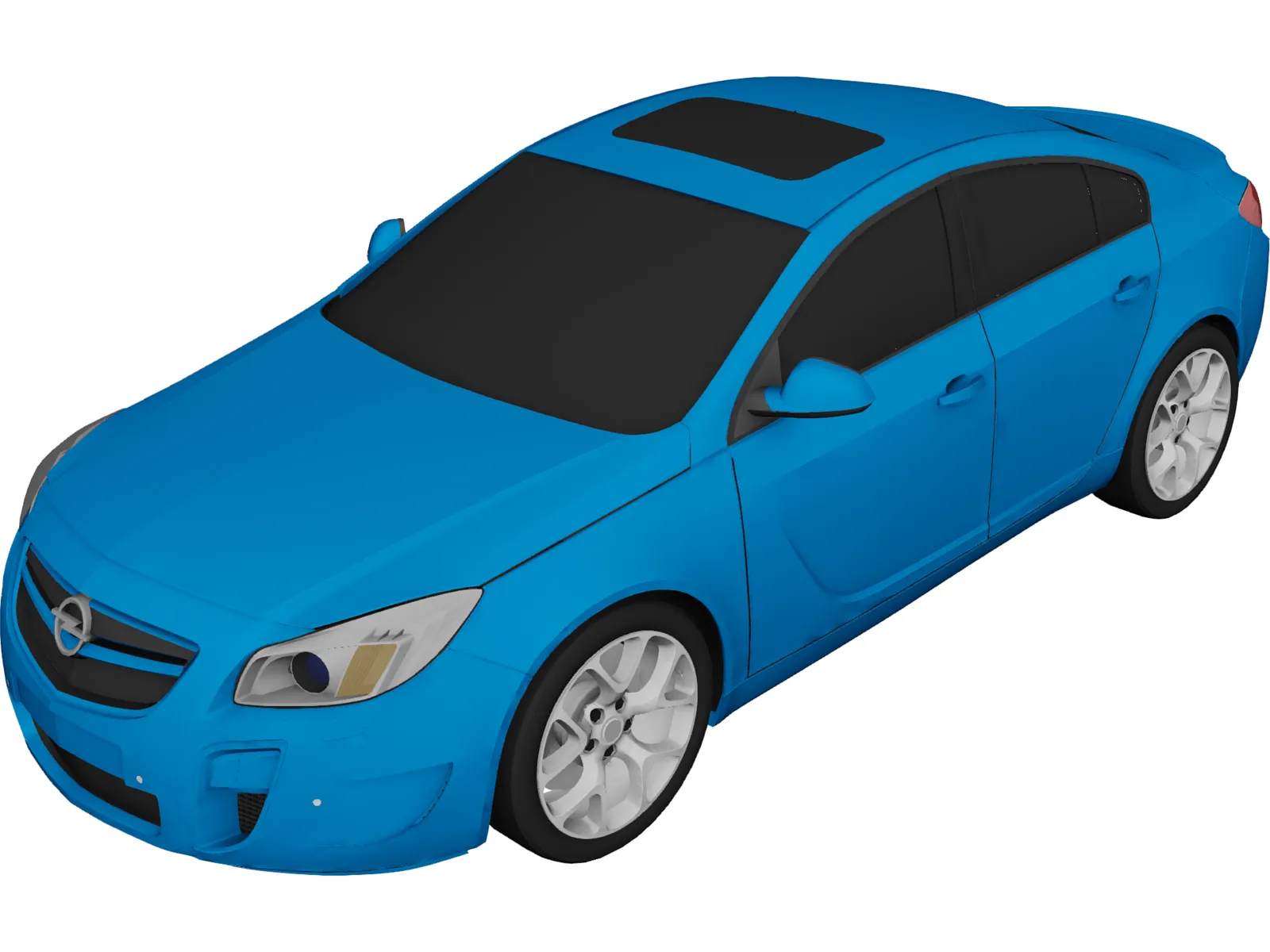 Opel Insignia OPC 3D Model main preview