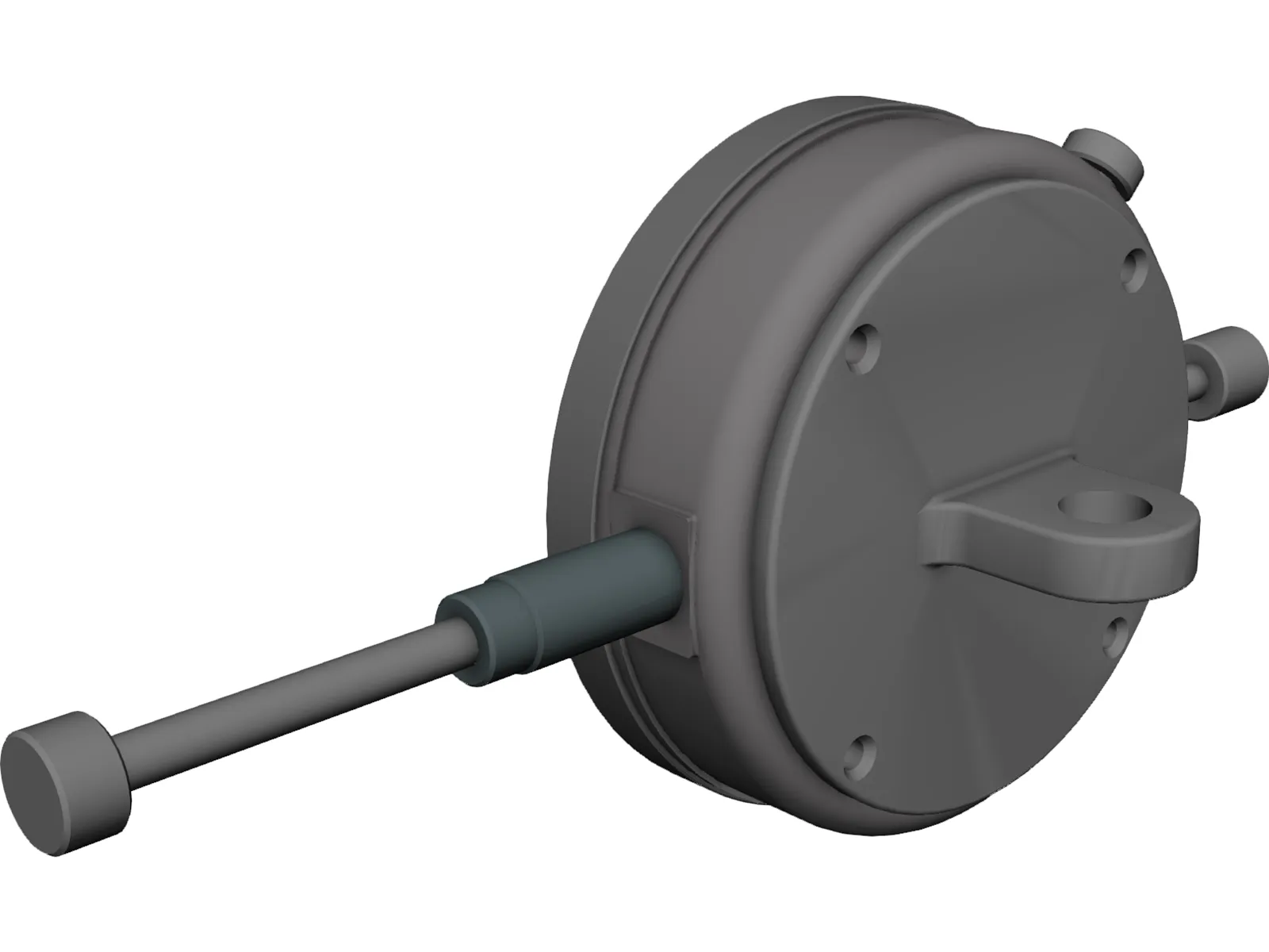 Plunger Dial Indicator 3D Model main preview