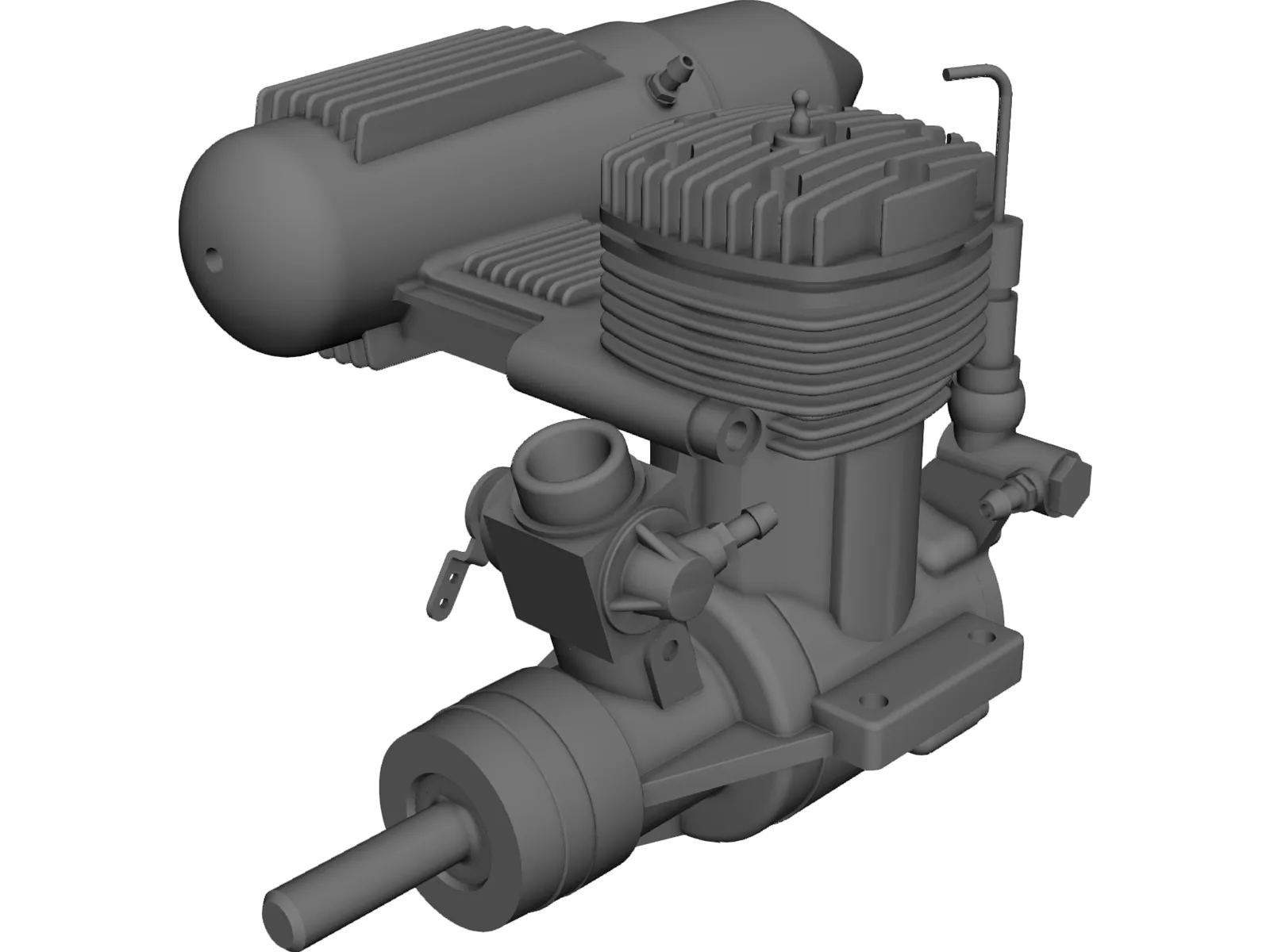 RC Engine OS FX 0.61 3D Model main preview