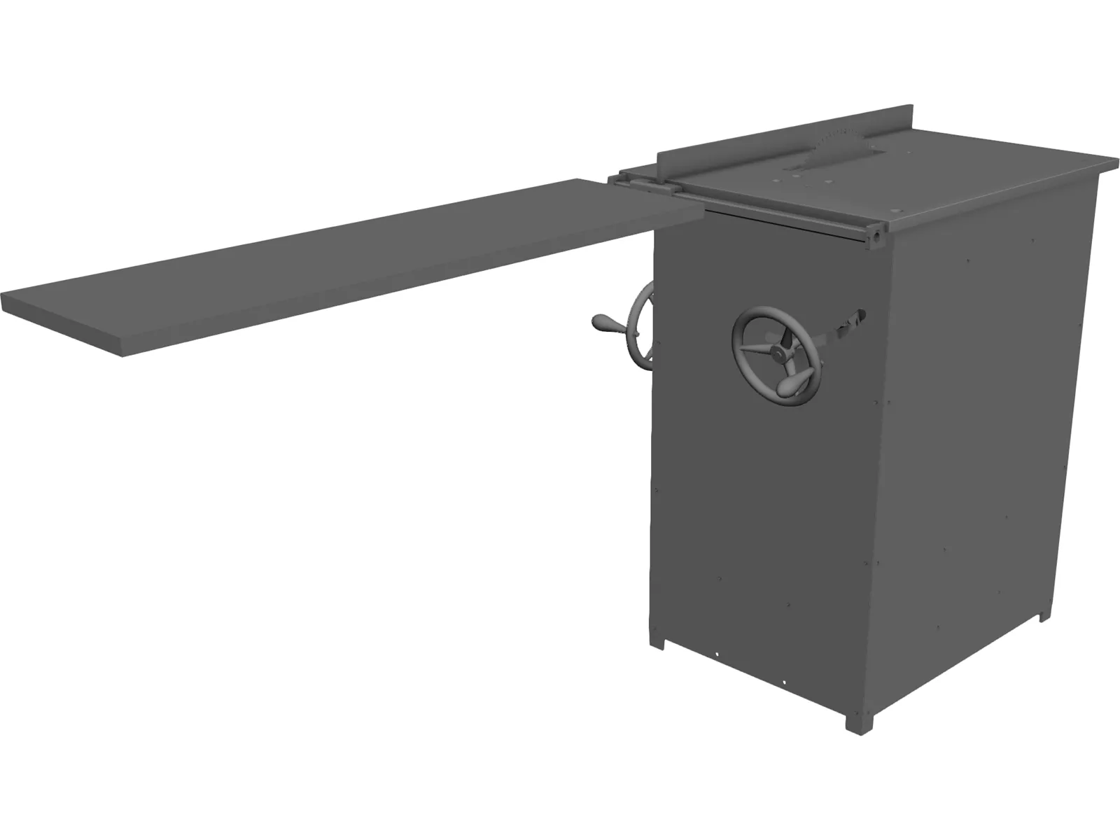 Circular Saw Table 3D Model main preview