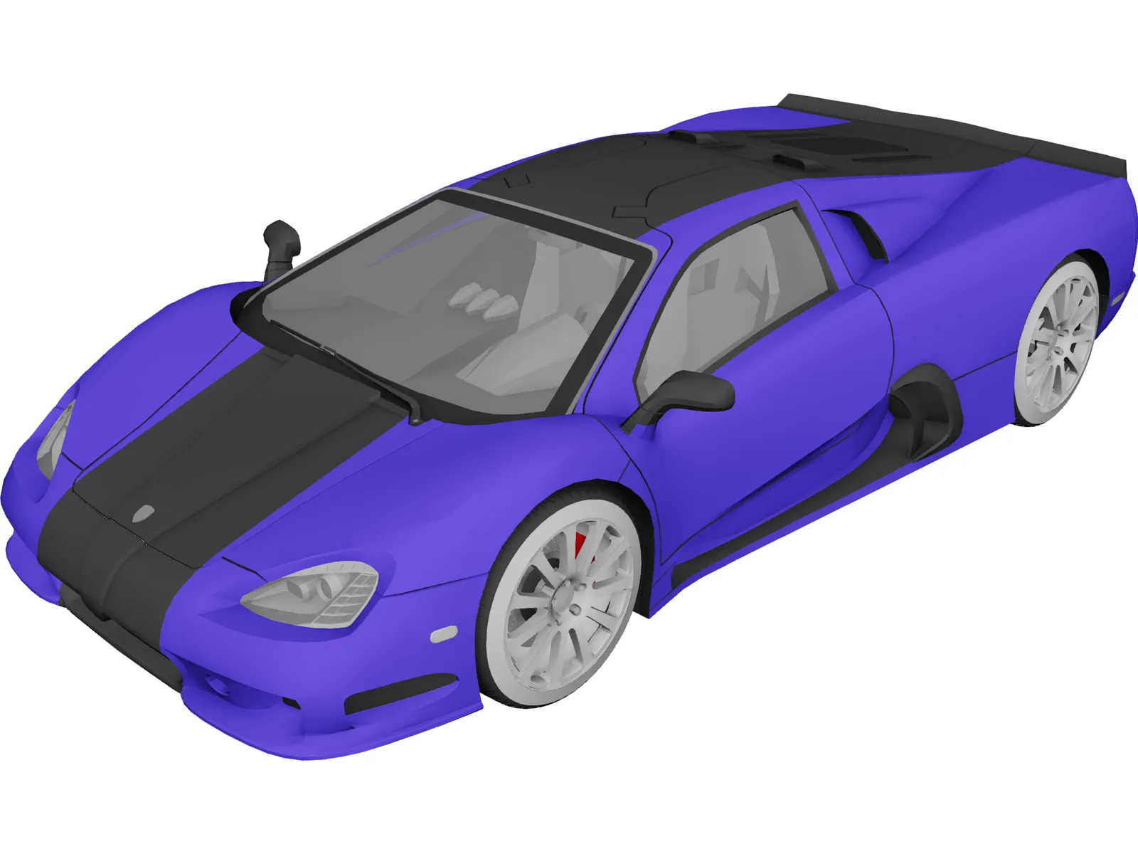 SSC Ultimate Aero 3D Model main preview