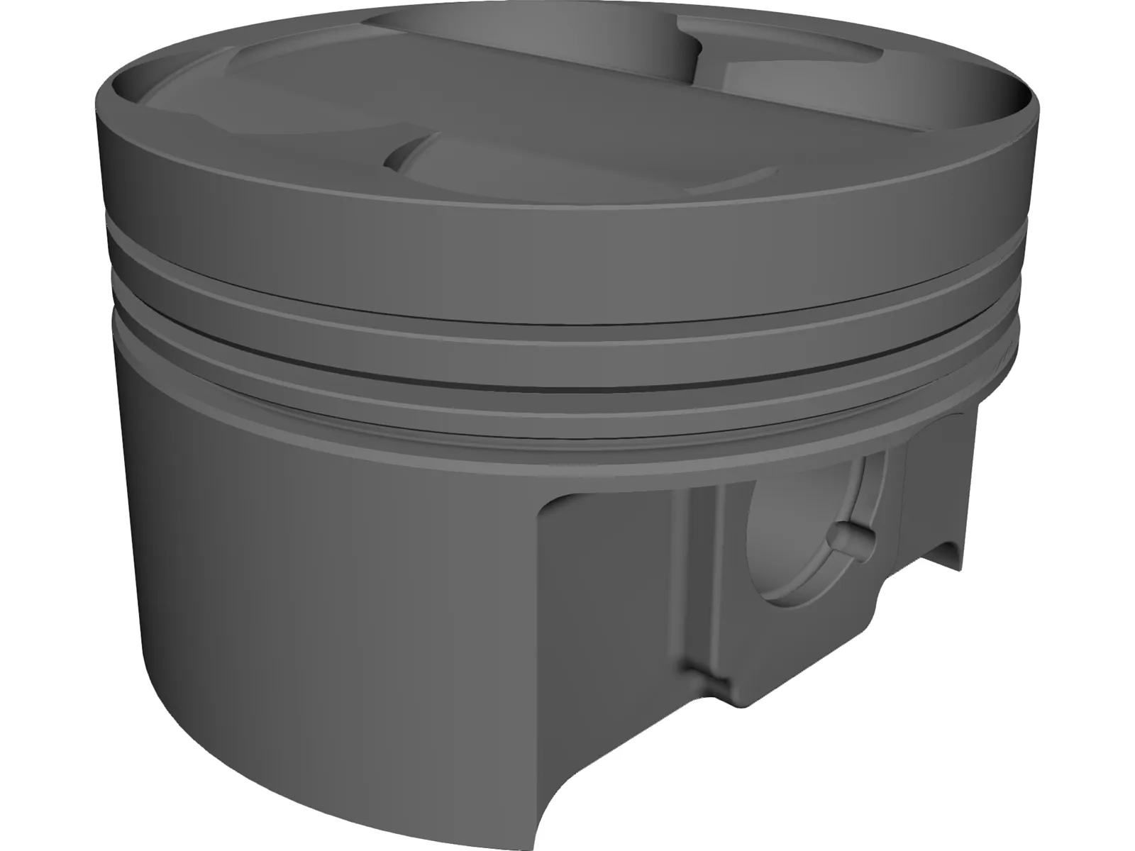 BMW S54 Engine Piston 3D Model main preview