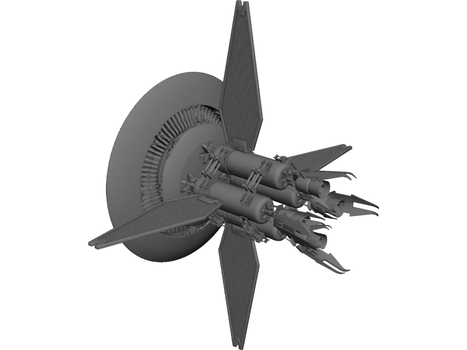Babylon 5 Earth Force One 3D Model main preview