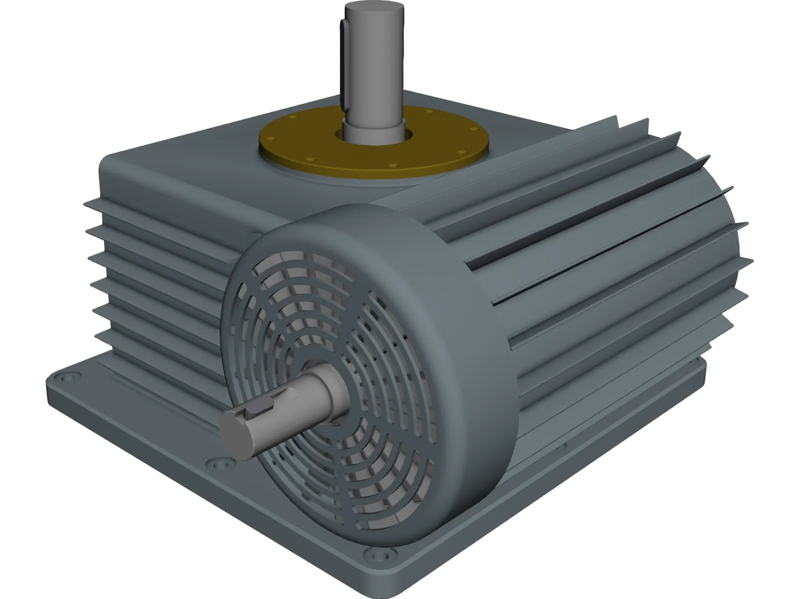Electric Motor 3D Model main preview