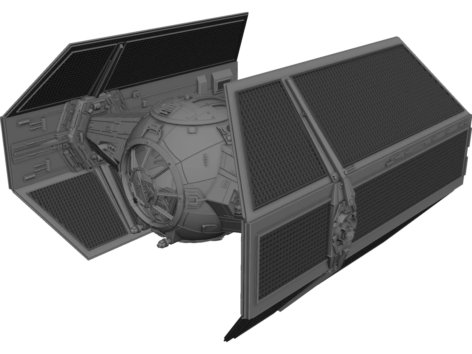 Star Wars Tie Fighter 3D Model main preview