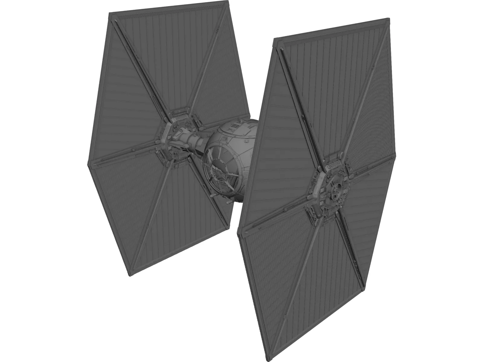 Star Wars Tie Fighter 3D Model main preview