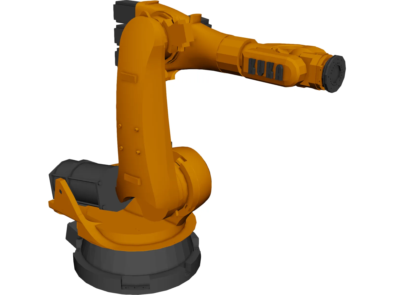 Kuka KR100-140 Robot 3D Model main preview