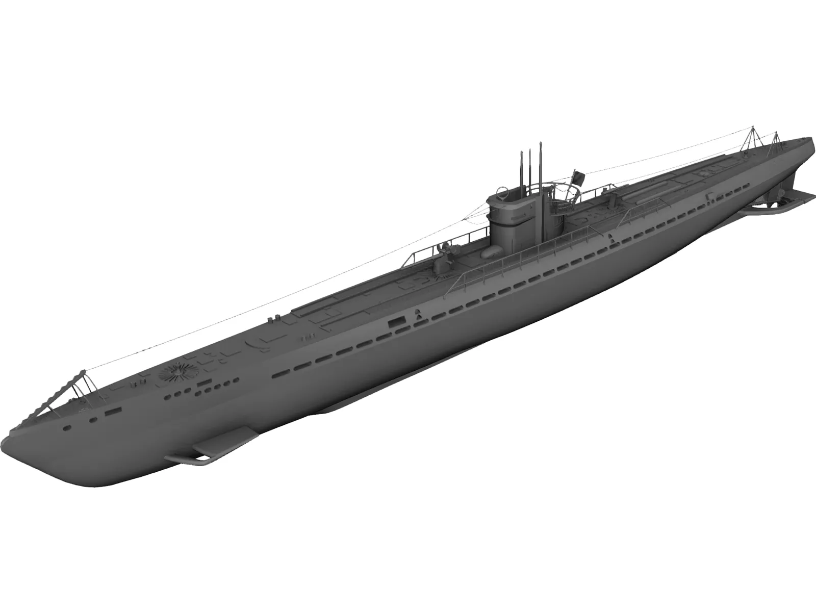 U20 Boat 3D Model main preview