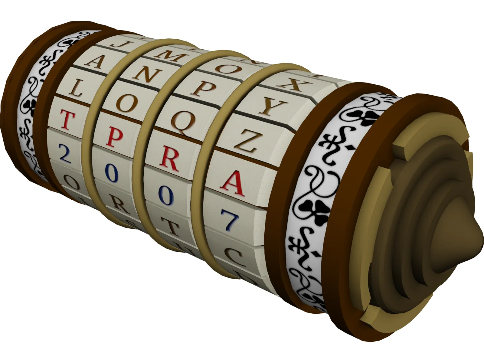 Cryptex 3D Model main preview